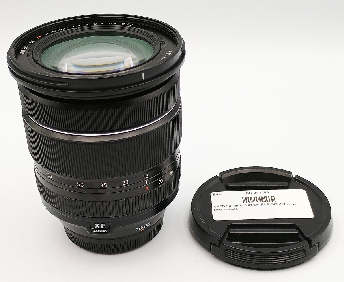 USED Fujifilm 16-80mm F4 R OIS WR Lens