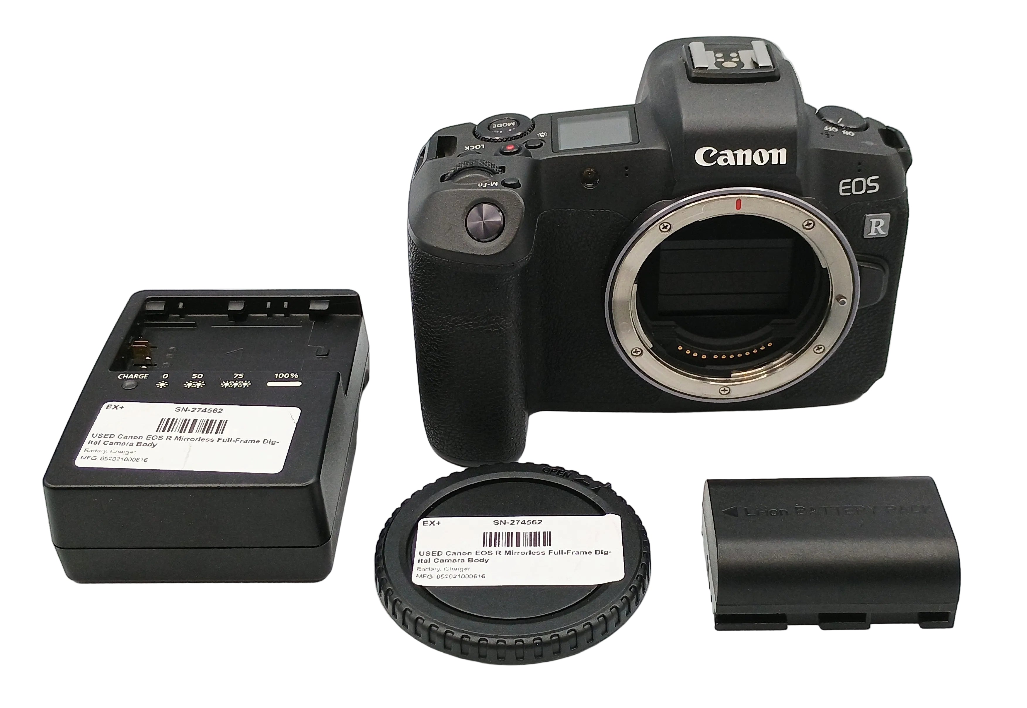 USED Canon EOS R Mirrorless Full-Frame Digital Camera Body