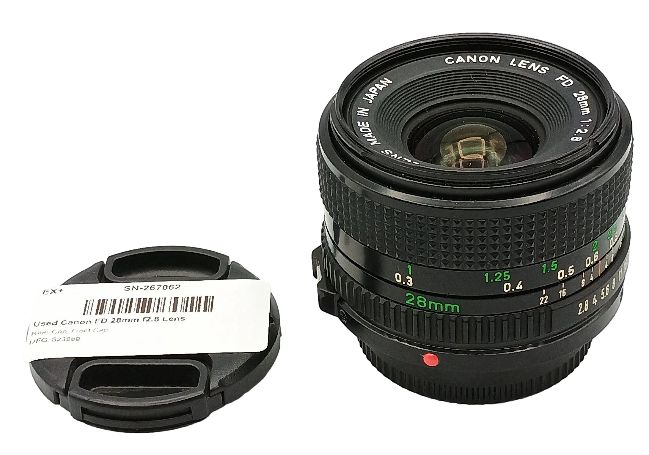 Used Canon FD 28mm f2.8 Lens