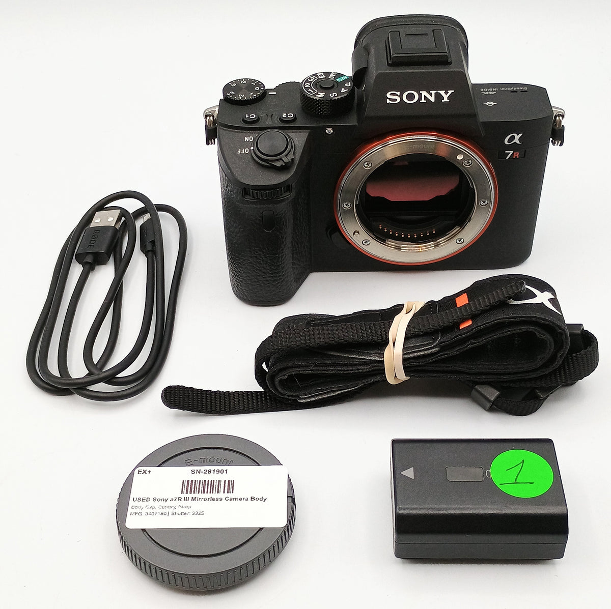 USED Sony a7R III Mirrorless Camera Body