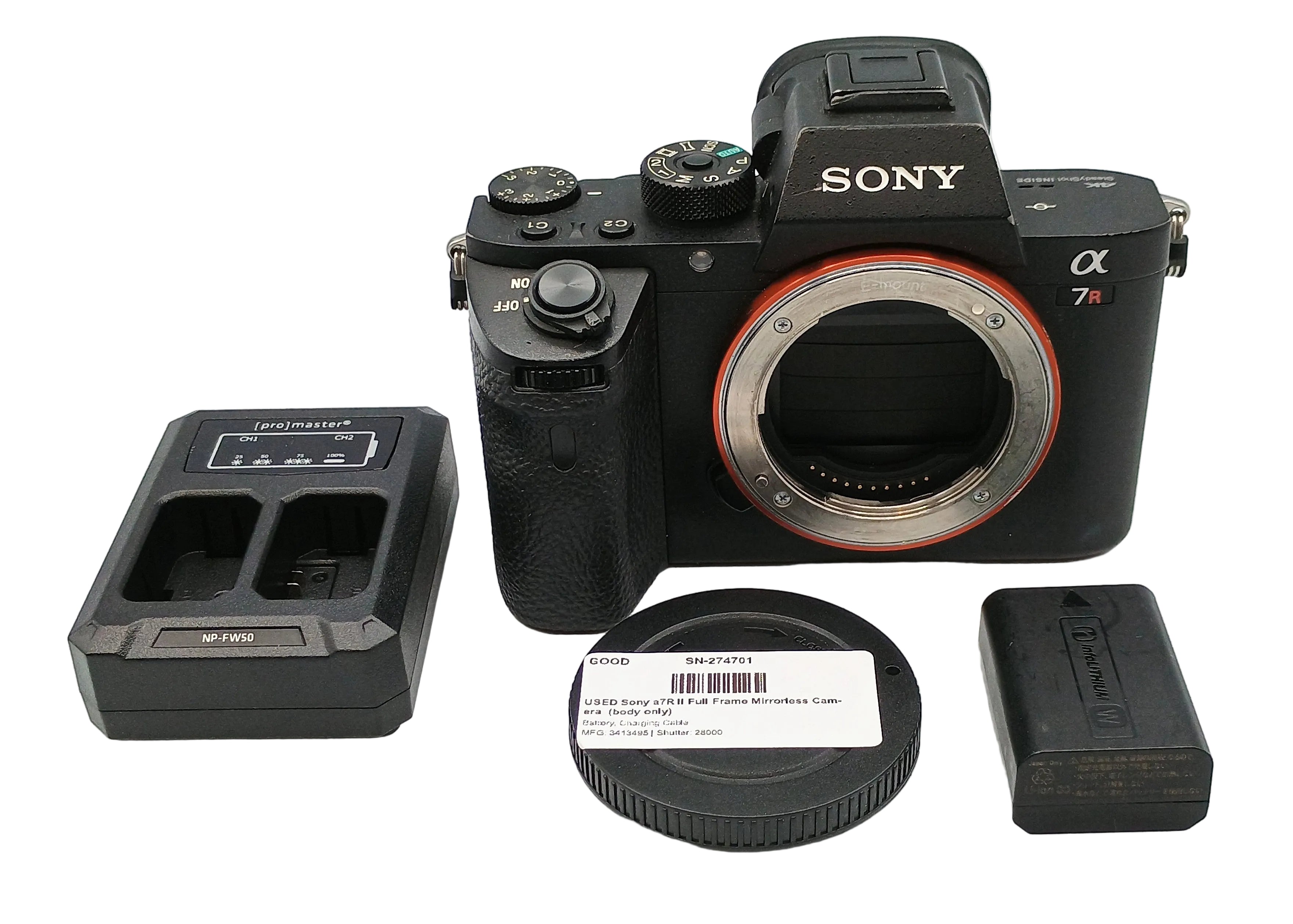 USED Sony a7R II Full Frame Mirrorless Camera  (body only)