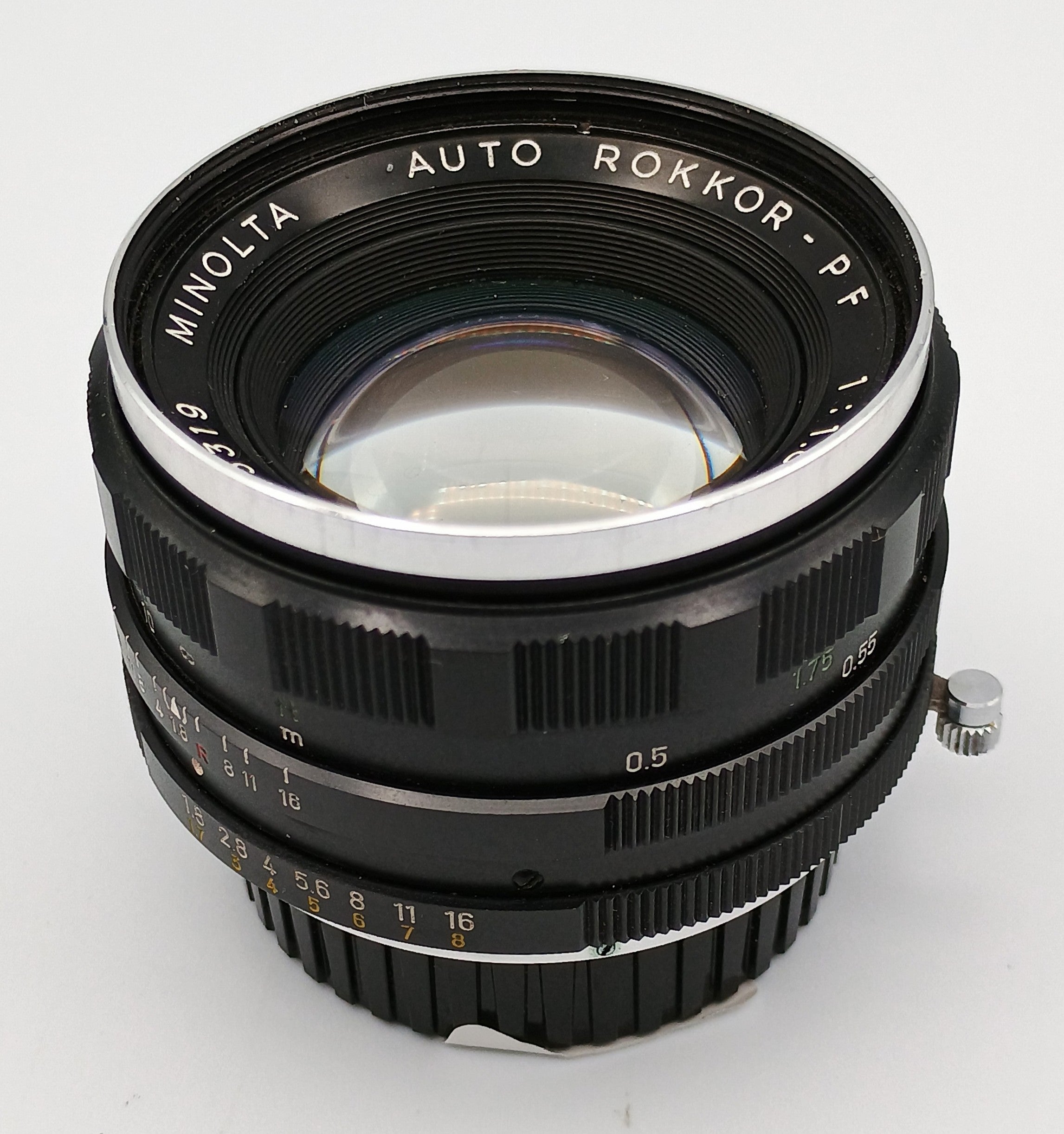 Used Minolta MD 55mm f1.8 Rokkor PF Lens