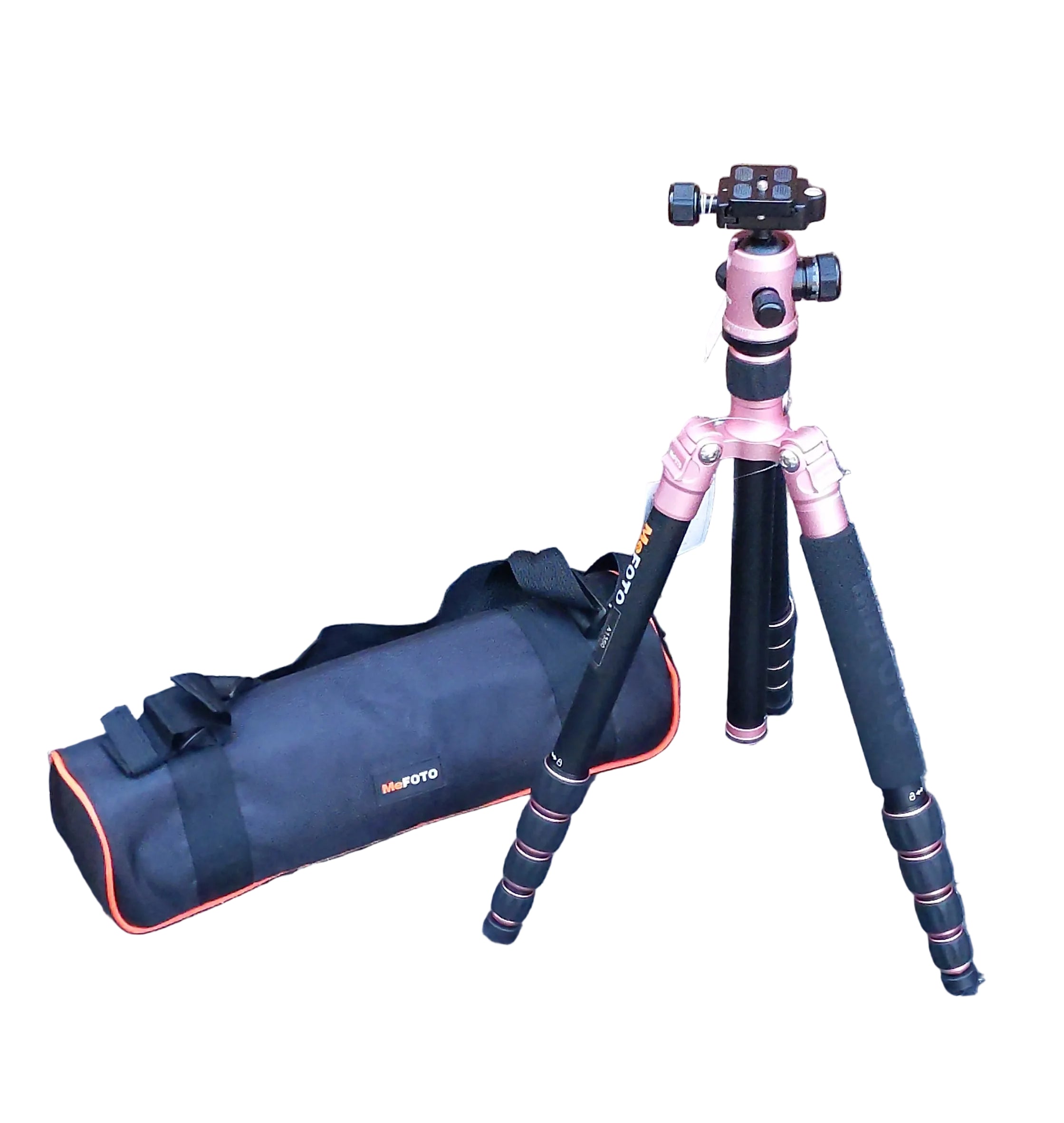 Used Mefoto A1350 Aluminum Tripod (Pink)