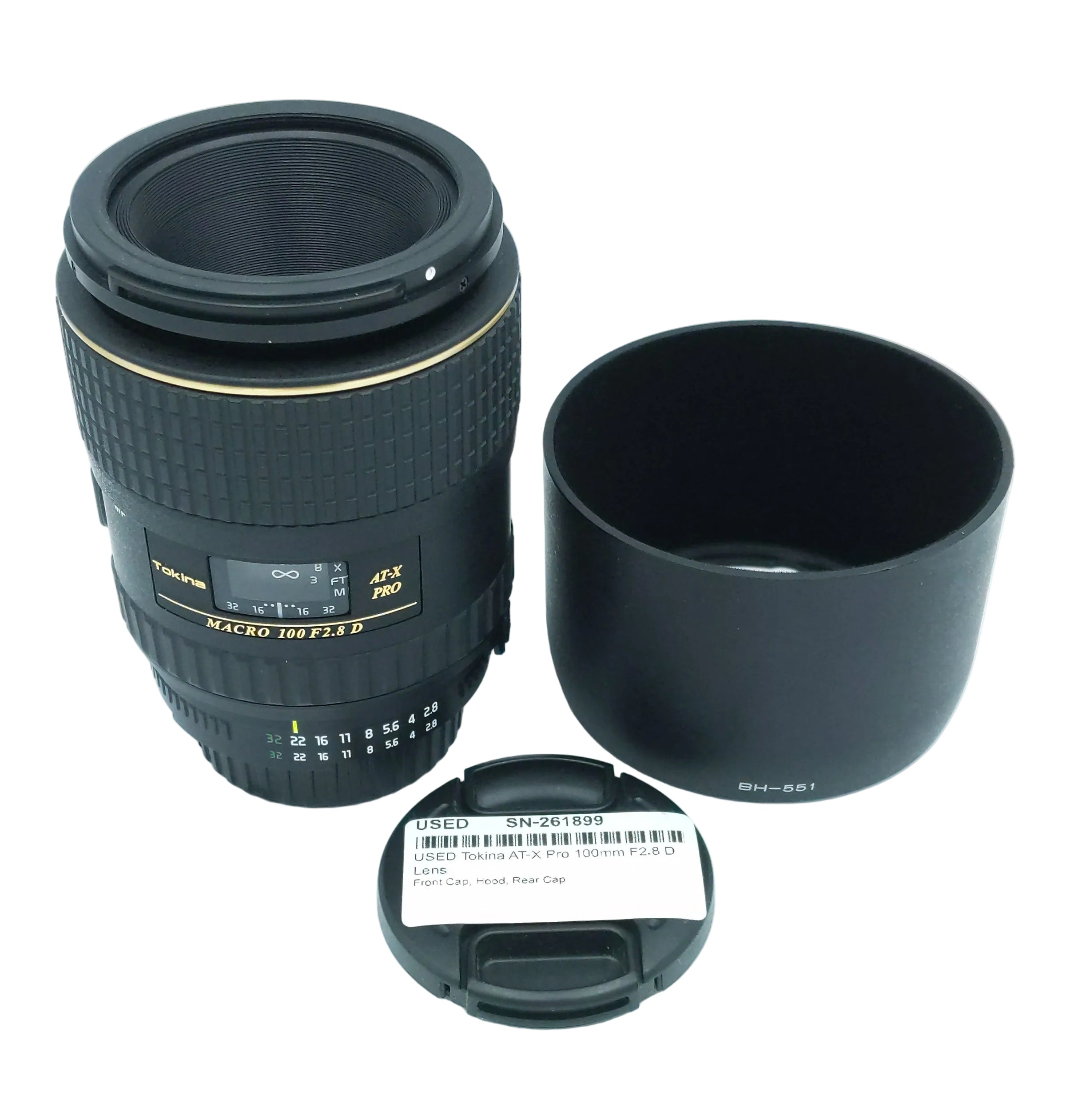 USED Tokina AT-X Pro 100mm F2.8 D Lens