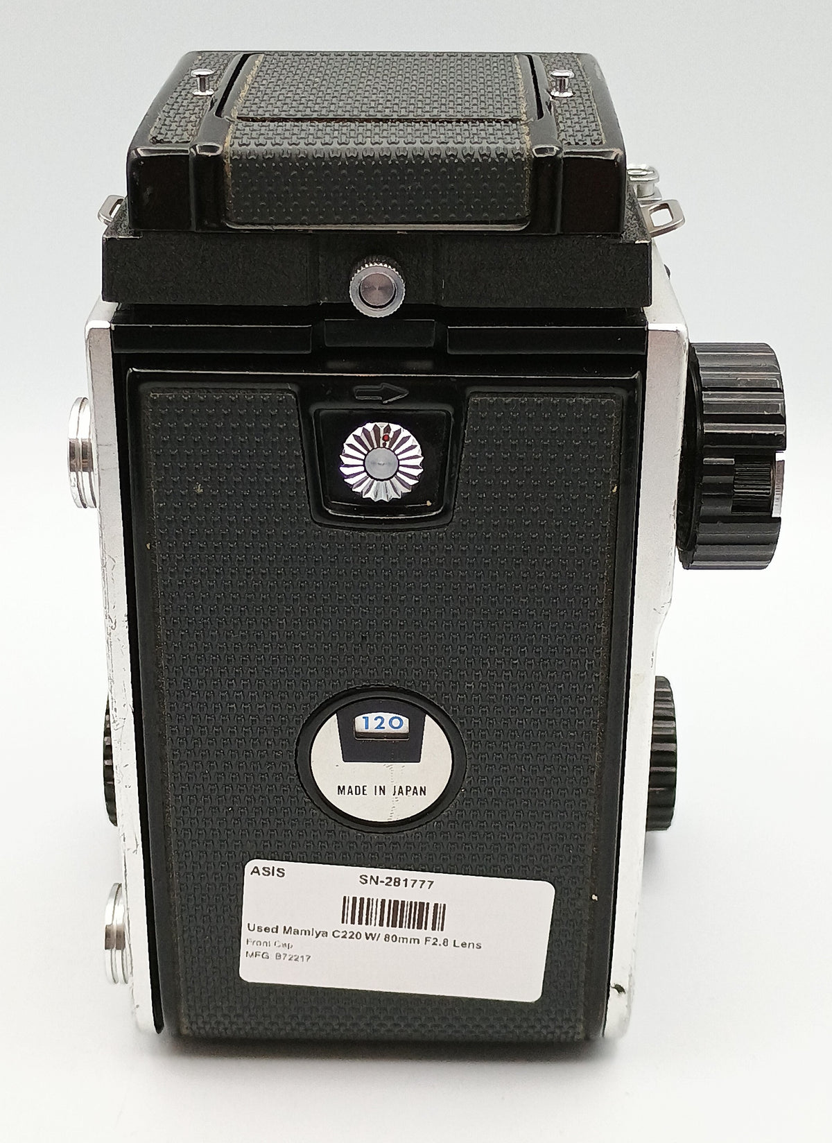 Used Mamiya C220 W/ 80mm F2.8 Lens