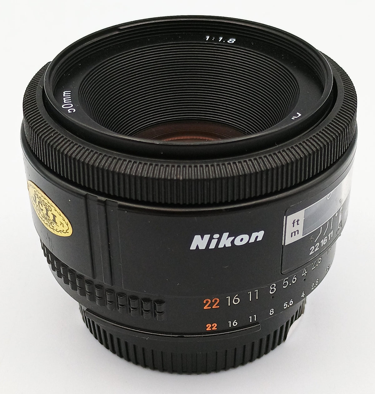 USED Nikon 50mm F1.8 AF Non D Lens