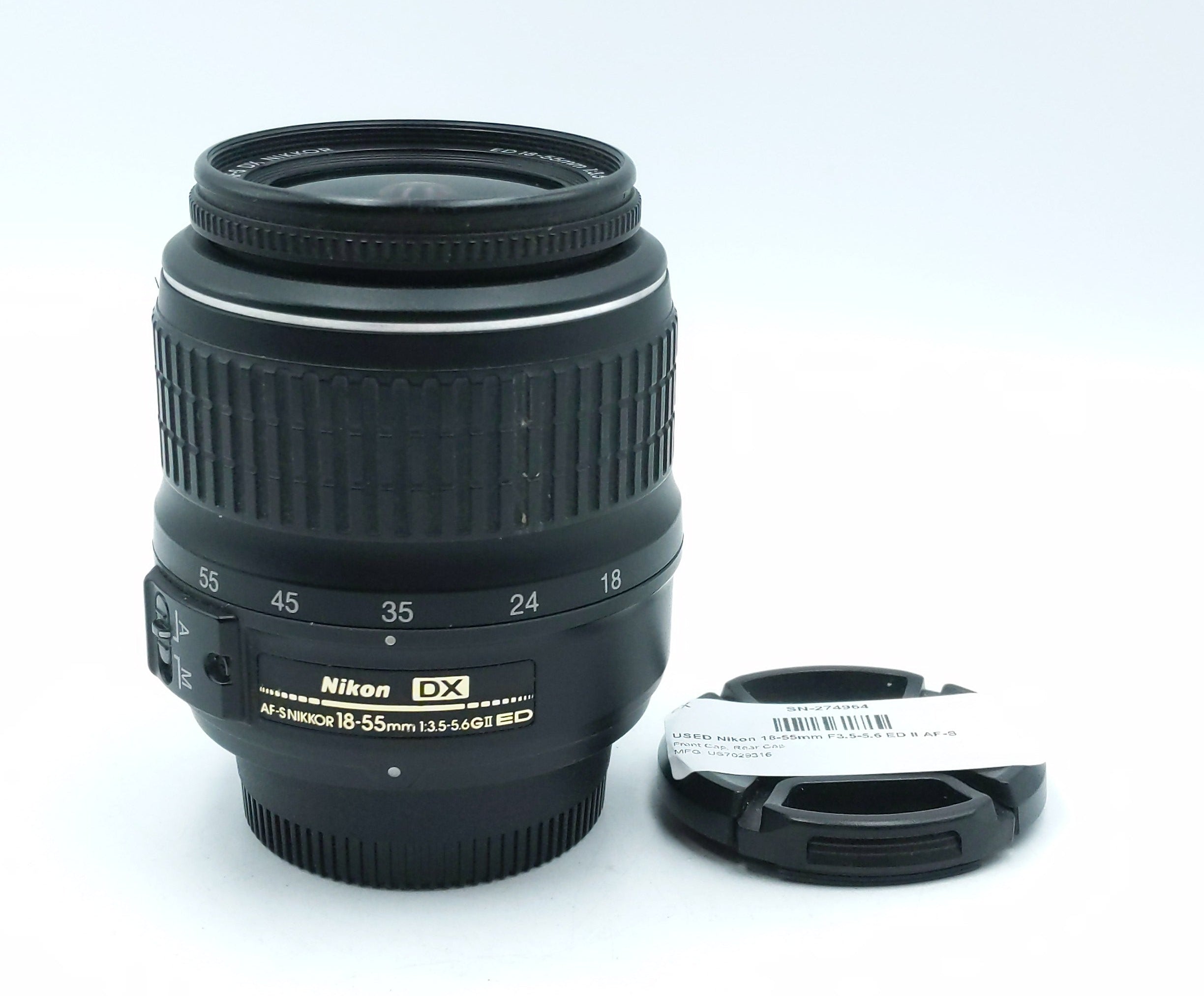 USED Nikon 18-55mm F3.5-5.6 ED II AF-S