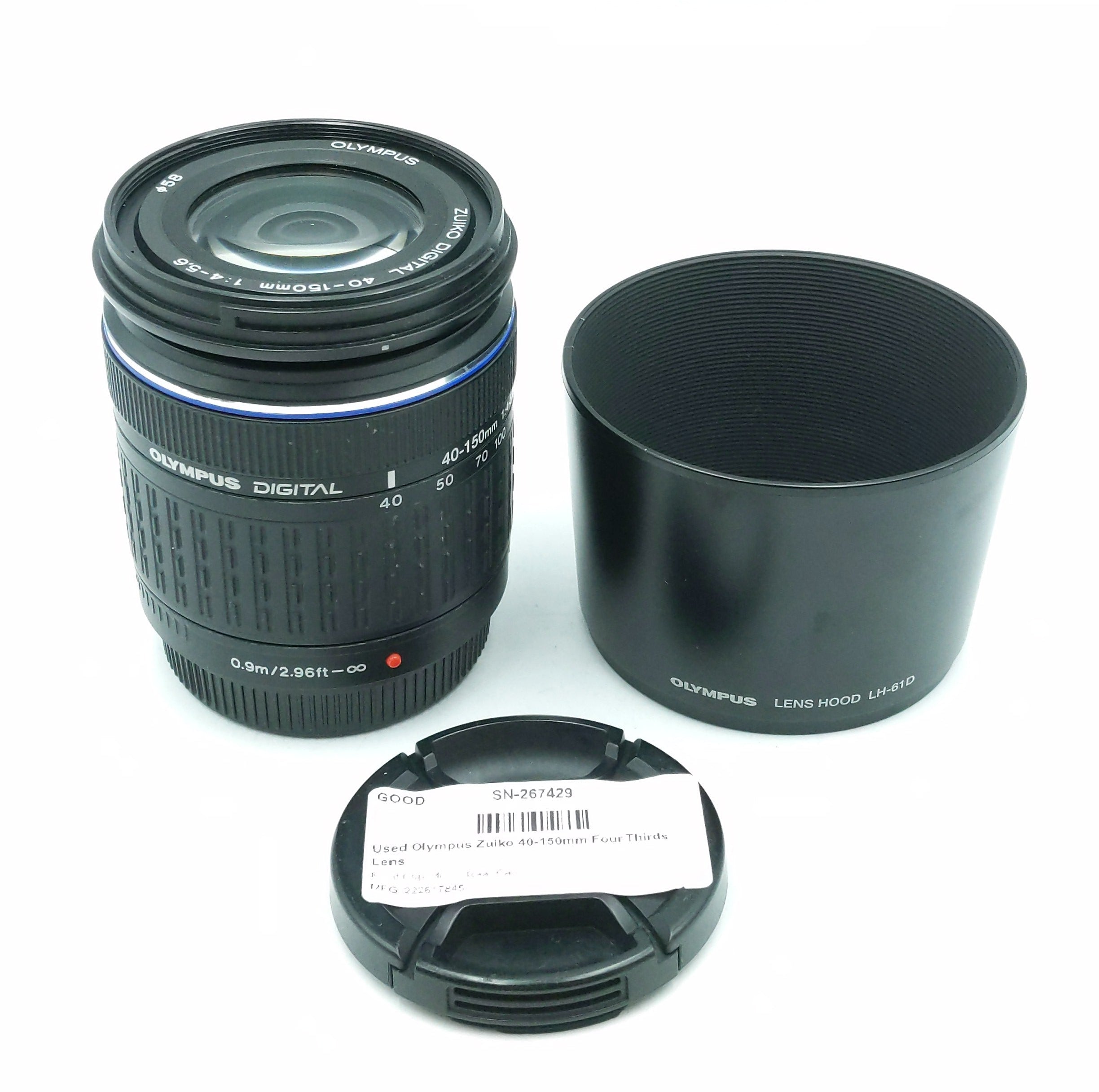 Used Olympus Zuiko 40-150mm Four Thirds Lens
