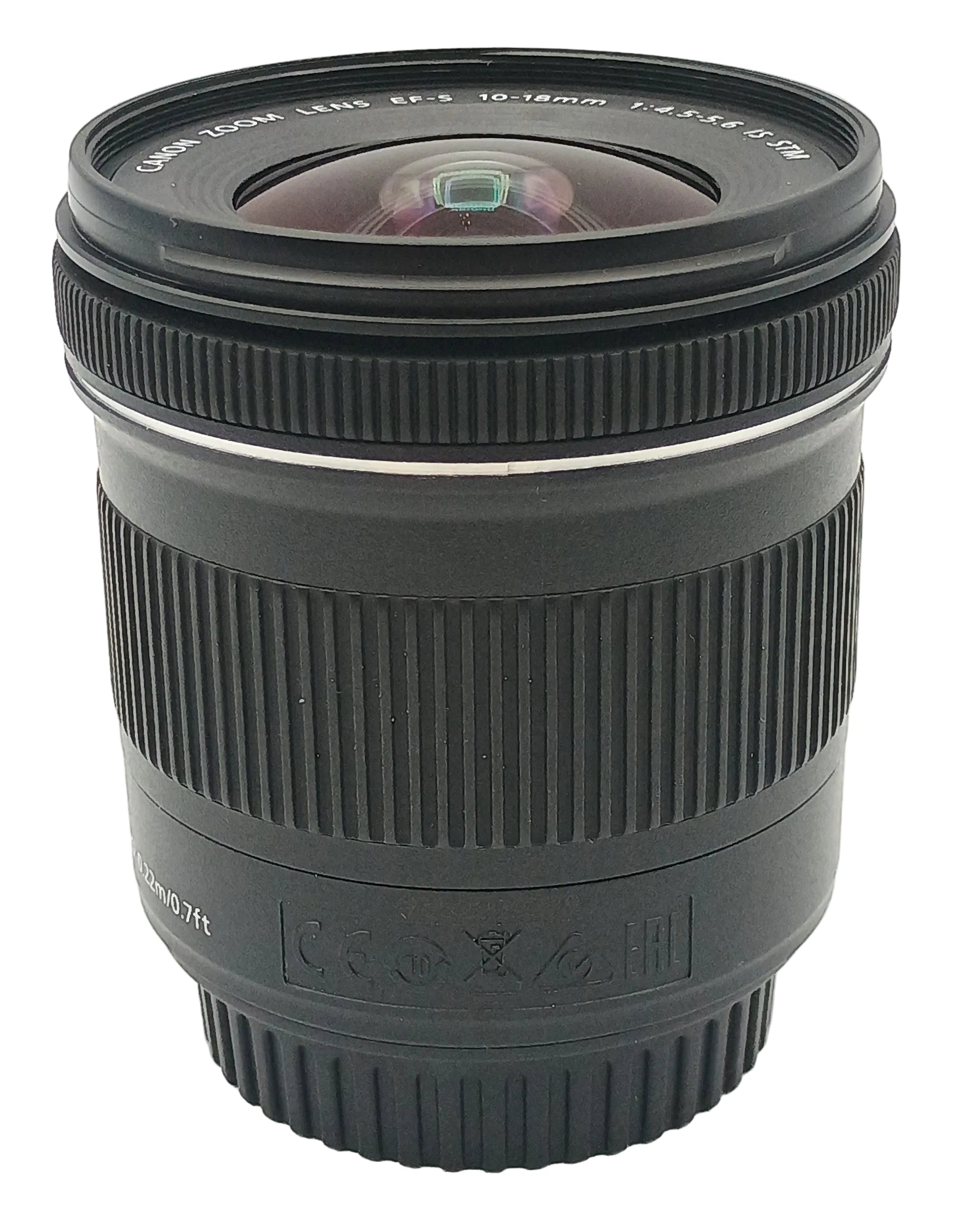 IS STM Canon EF-S 10-18mm Lens f4.5-5.6 - F4.5-5.6 EF-S10-18mm 