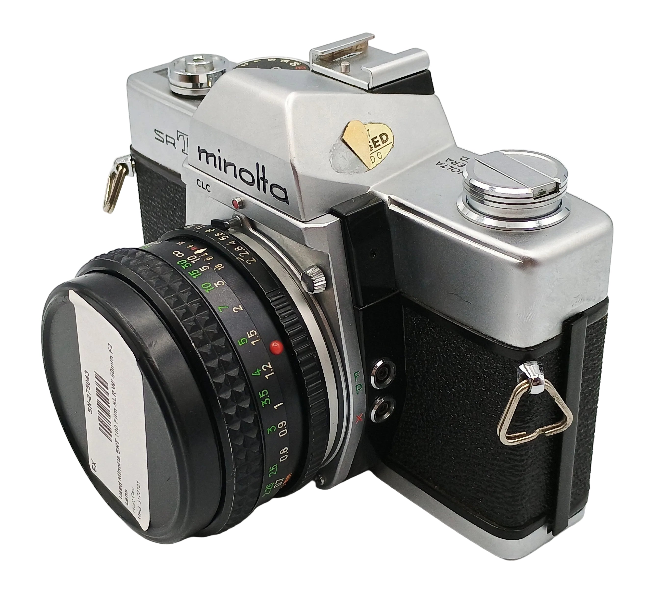 Used Minolta SRT 100 Film SLR W/ 50mm F2 Lens