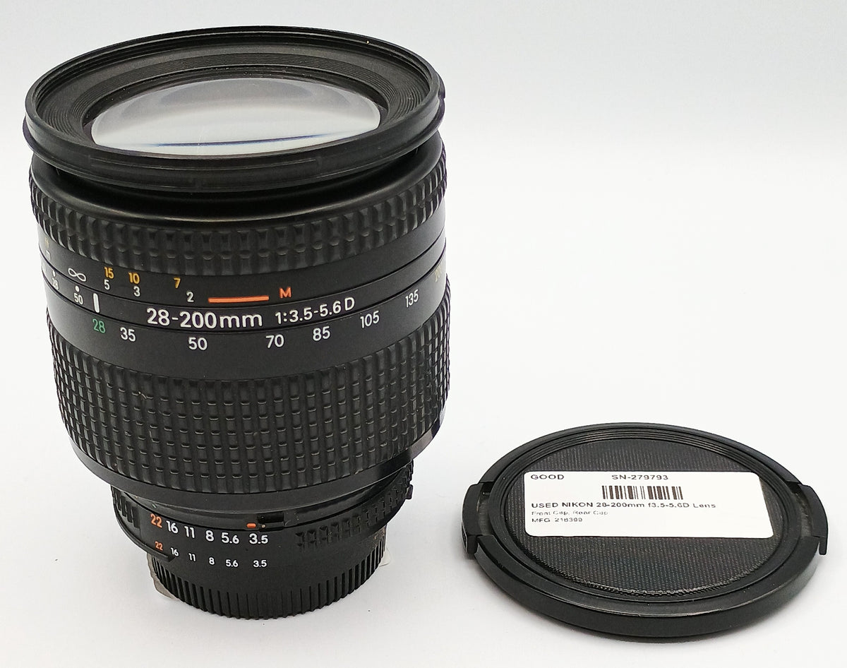 USED NIKON 28-200mm f3.5-5.6D Lens