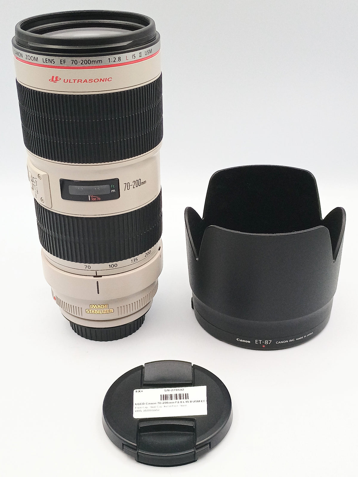 USED Canon 70-200mm F2.8 L IS II USM EF Lens