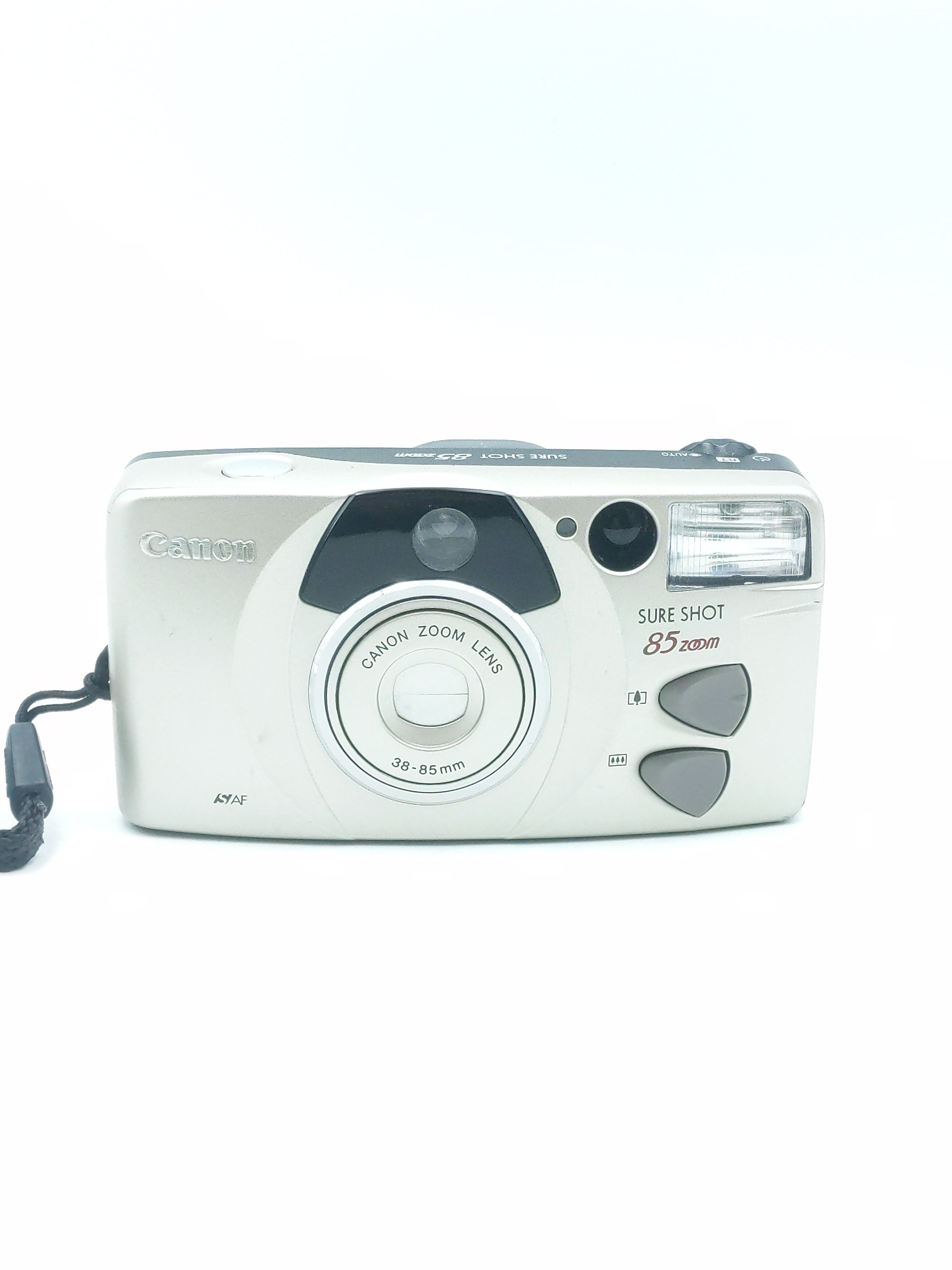 Used Canon Sure Shot Zoom-S 35mm Film Point and Shoot Camera