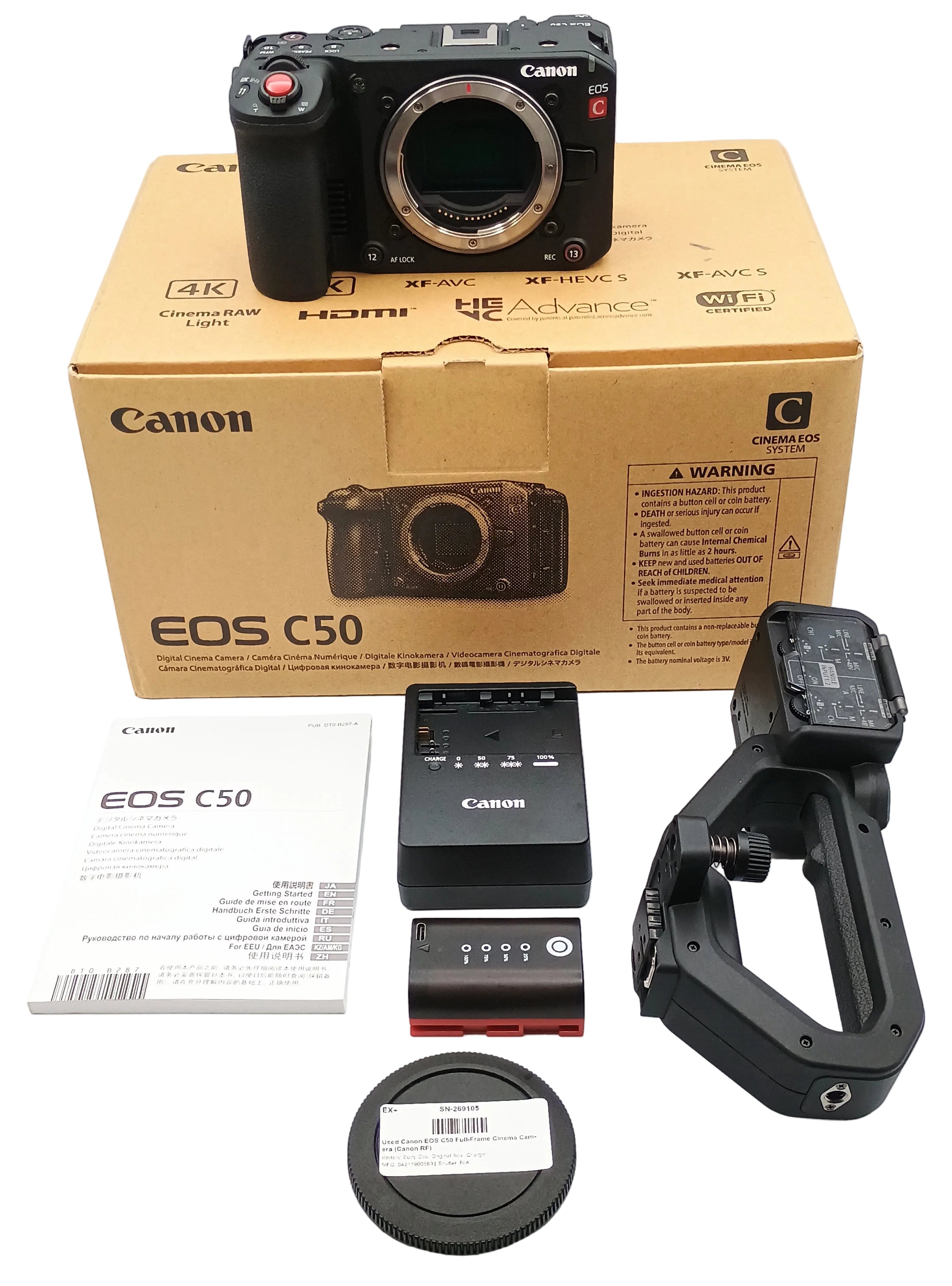 Used Canon EOS C50 Full-Frame Cinema Camera (Canon RF)