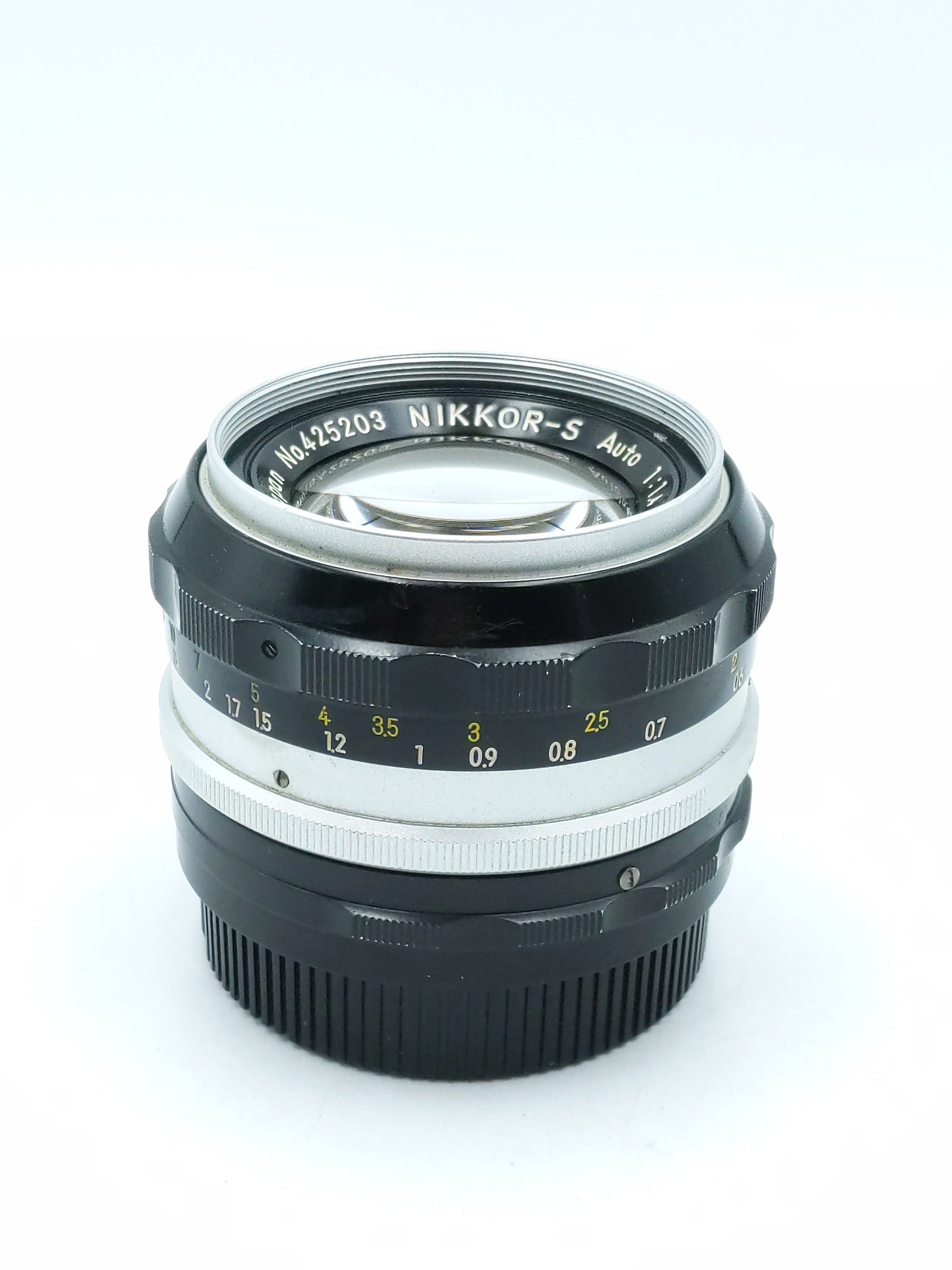 USED Nikon Nikkor-S 50mm F1.4 MF Film Lens
