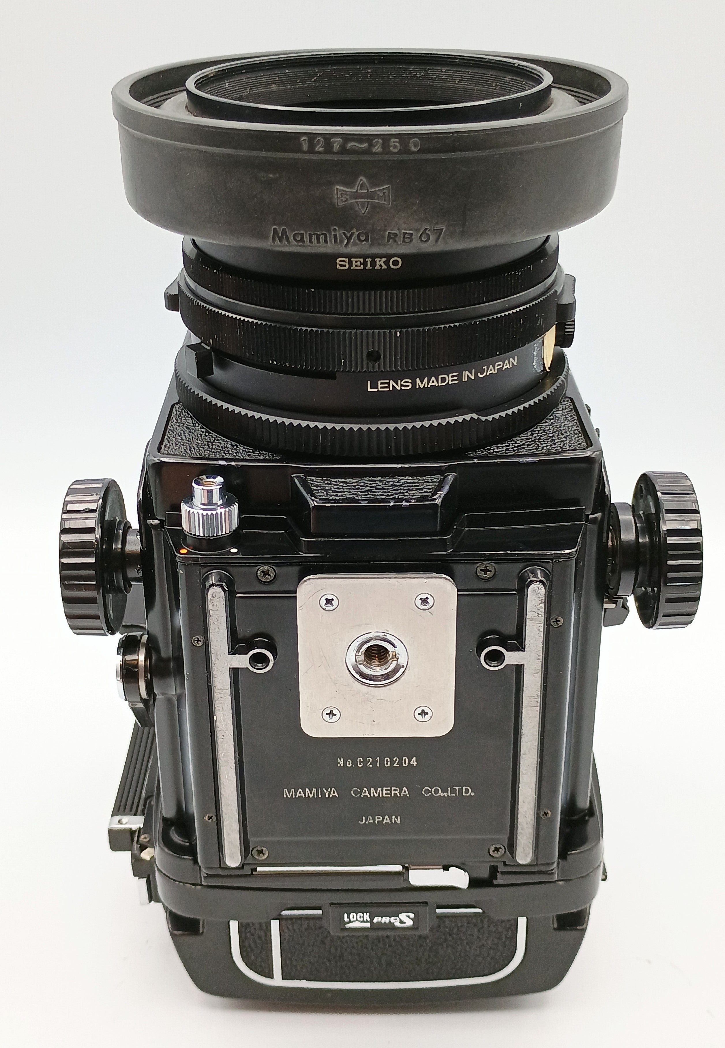 USED Mamiya RB67 Pro s Camera W/ 127mm F3.8 C Lens