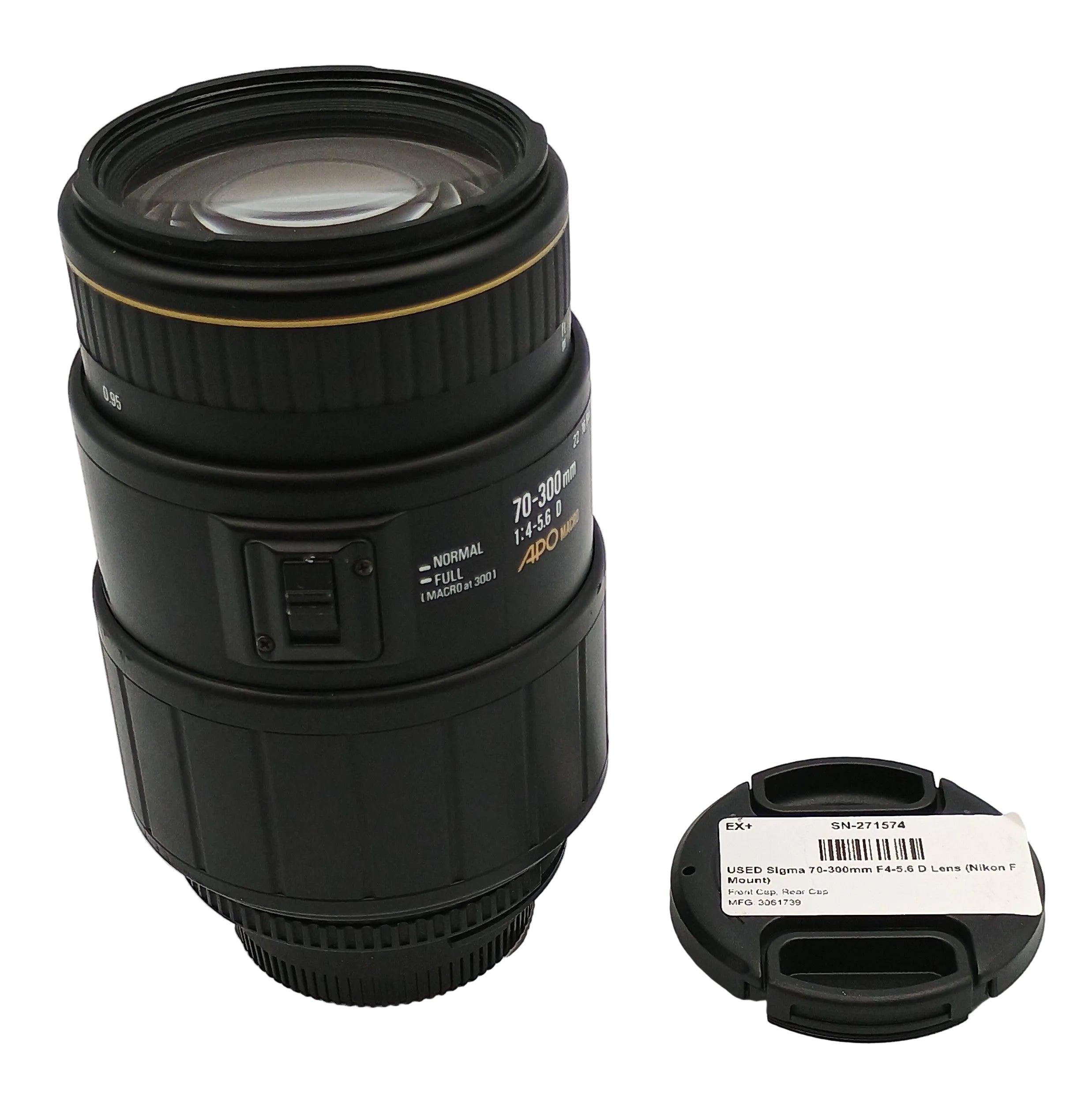 USED Sigma 70-300mm F4-5.6 D Lens (Nikon F Mount)