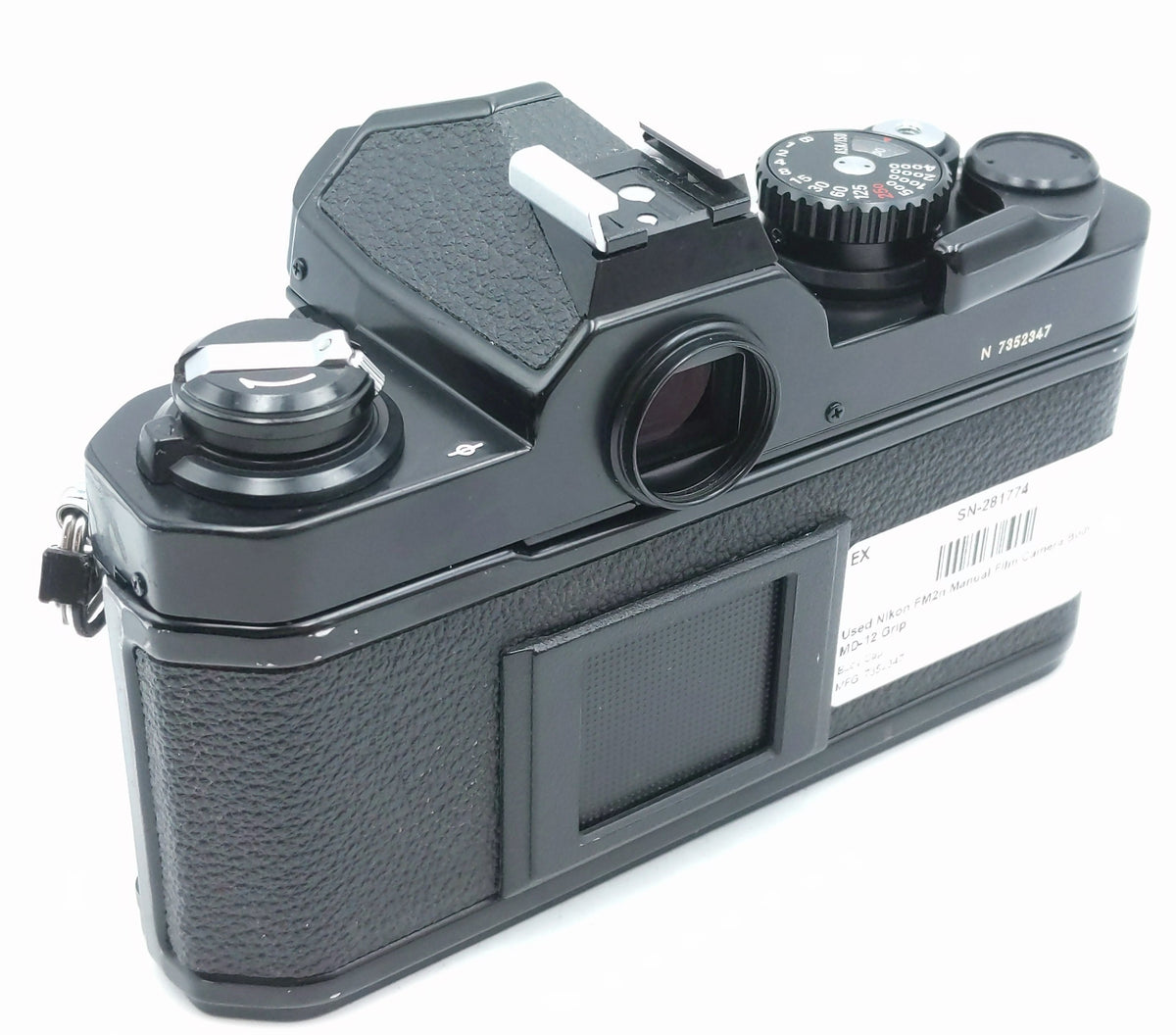 Used Nikon FM2n Manual Film Camera Body W/ MD-12 Grip
