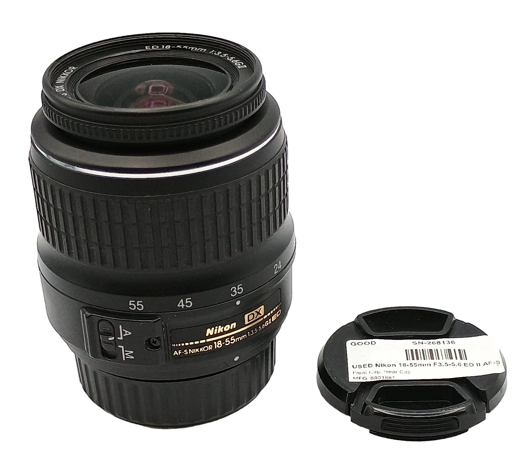 USED Nikon 18-55mm F3.5-5.6 ED II AF-S