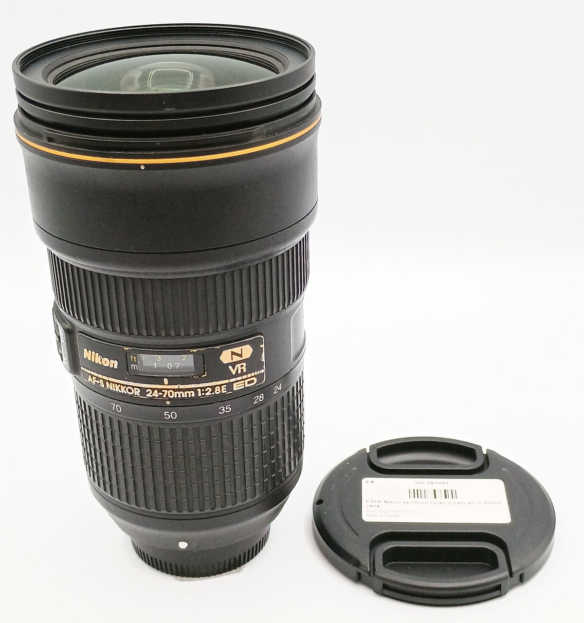 USED Nikon 24-70mm F2.8E ED VR AF-S Nikkor Lens