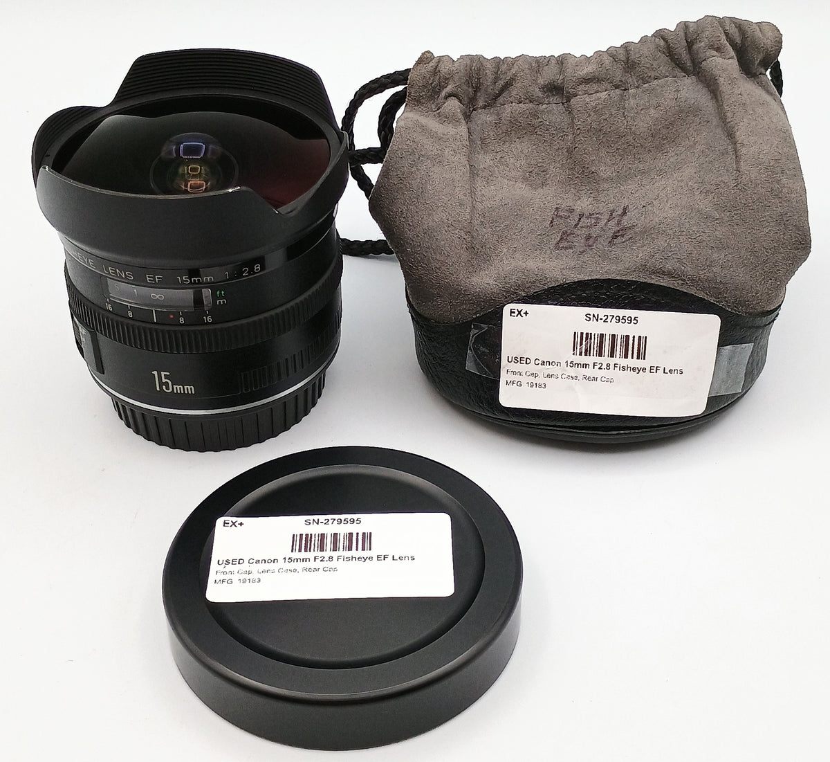 USED Canon 15mm F2.8 Fisheye EF Lens