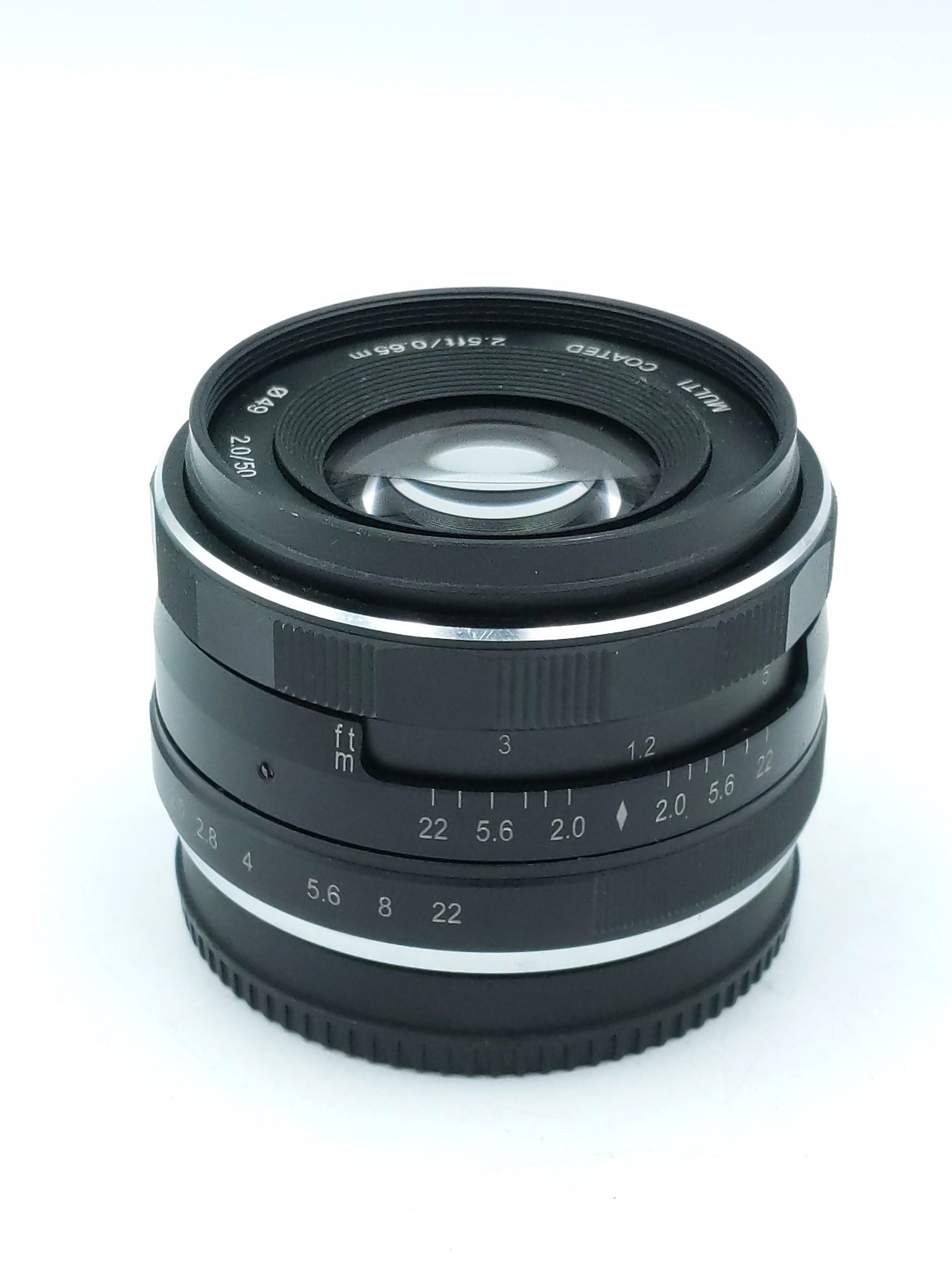 USED Meike 50mm F2.0 Lens (fuji X)