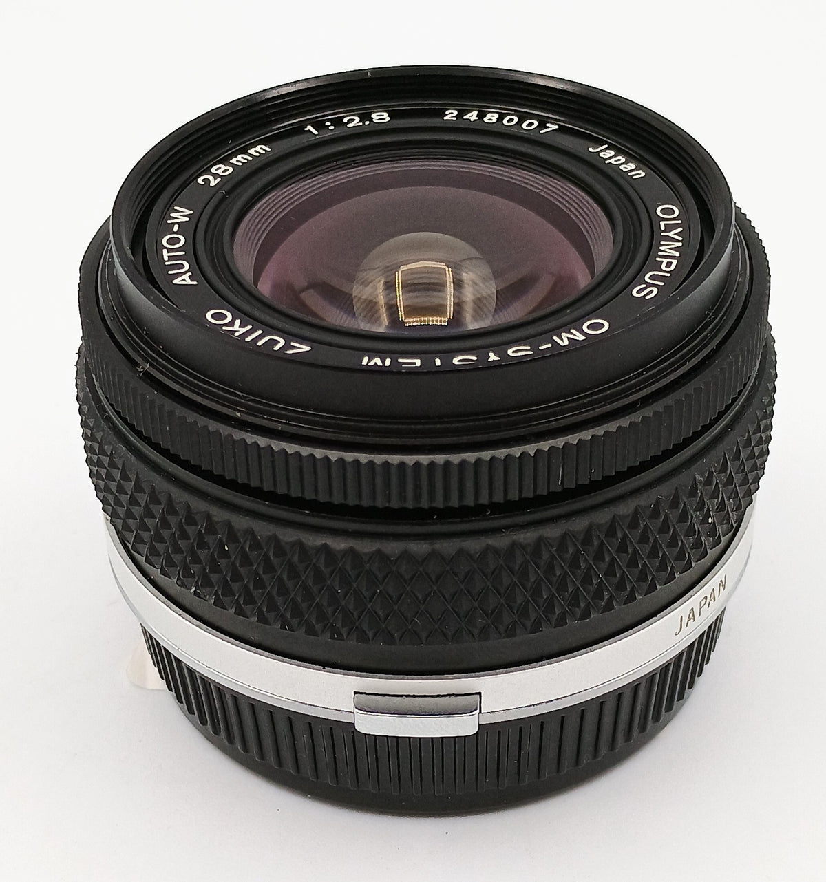 Used Olympus 28mm f2.8 Manual OM Mount Lens