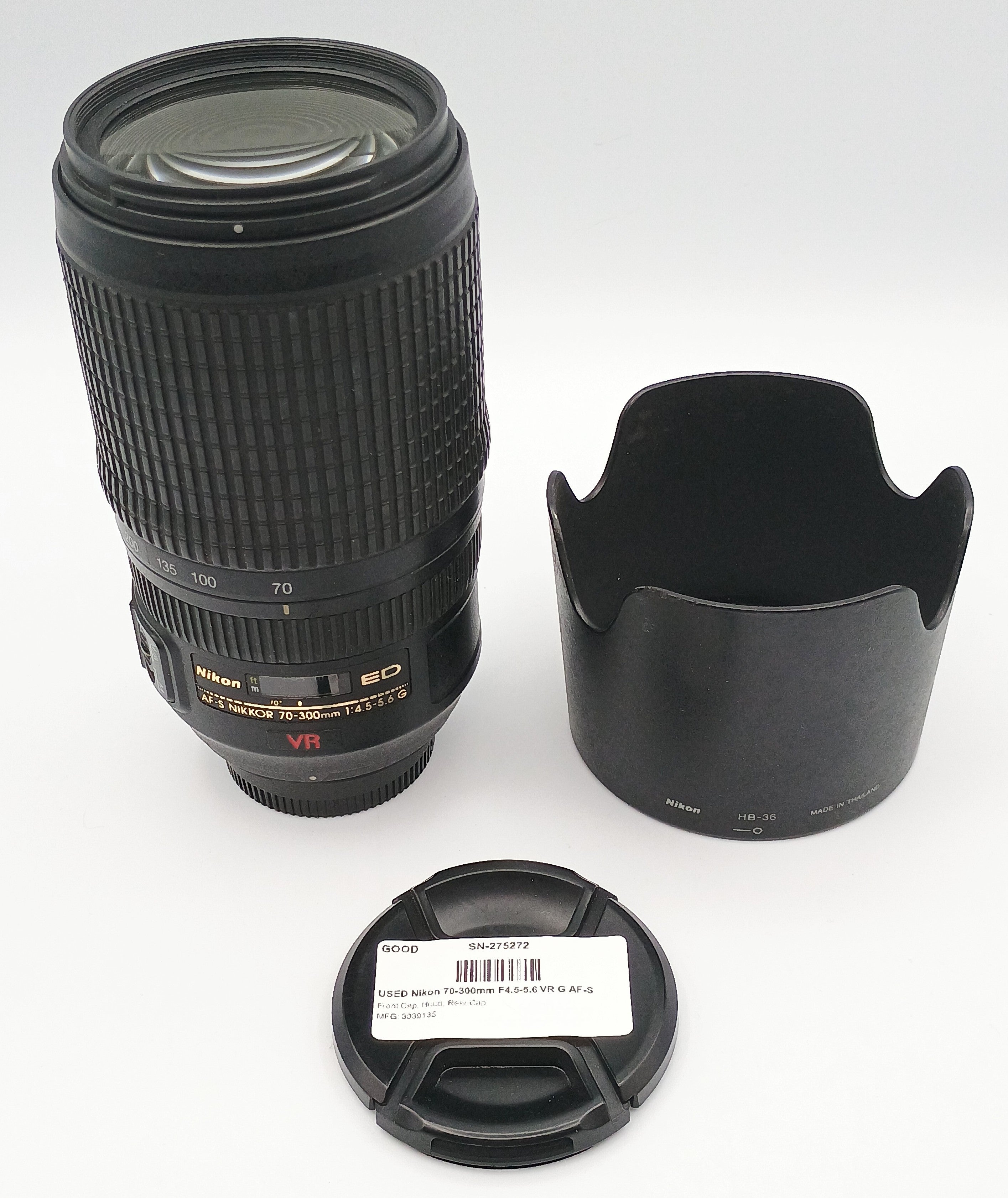 USED Nikon 70-300mm F4.5-5.6 VR G AF-S
