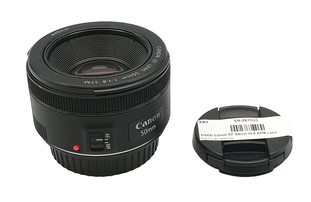 【中古】Canon EF 50mm F1.8 STM Amazon.com : Canon EF 50mm f/1.8 STM Lens (Renewed) : Electronics