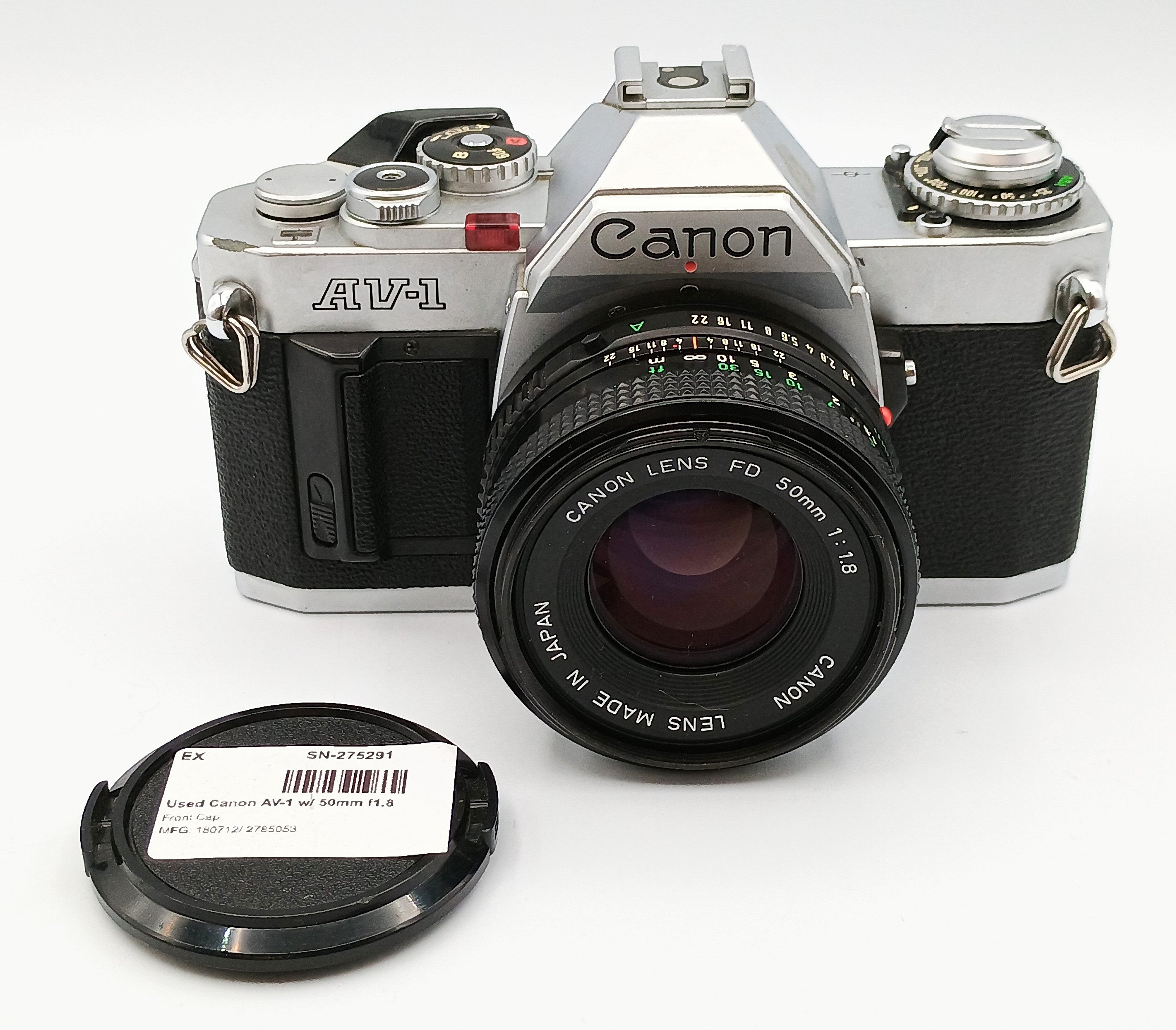 Used Canon AV-1 w/ 50mm f1.8