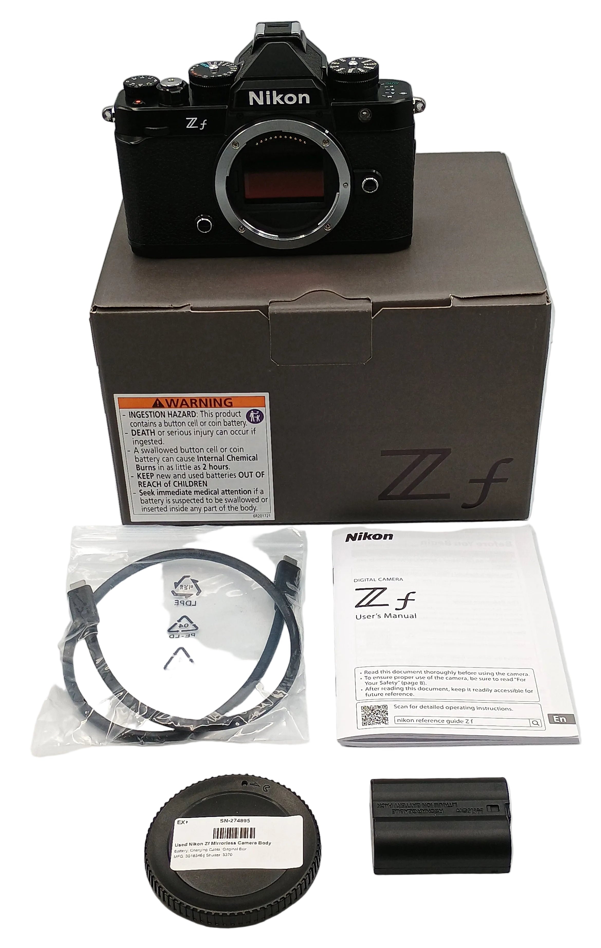 Used Nikon Zf Mirrorless Camera Body