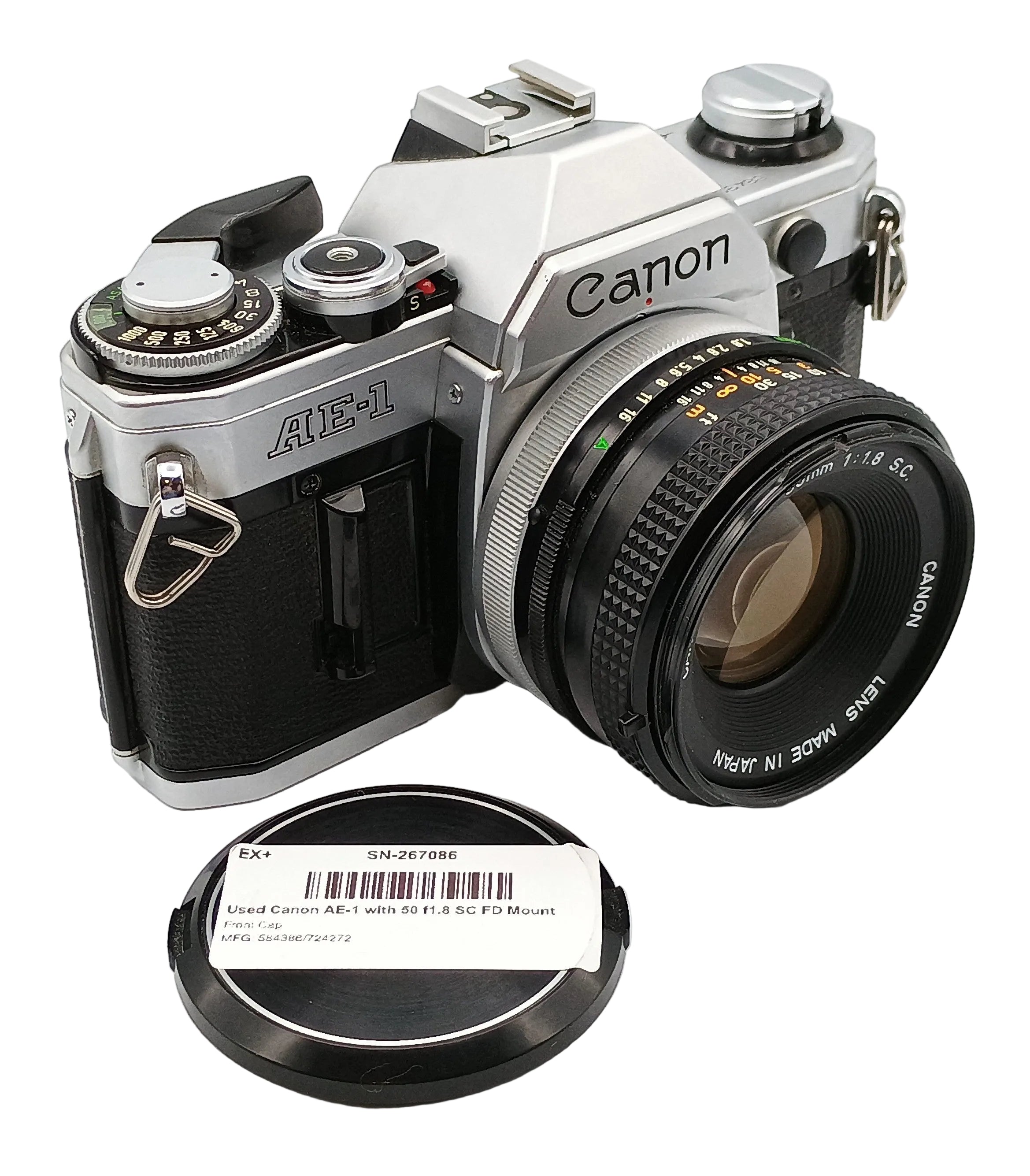 Used Canon AE-1 with 50 f1.8 SC FD Mount