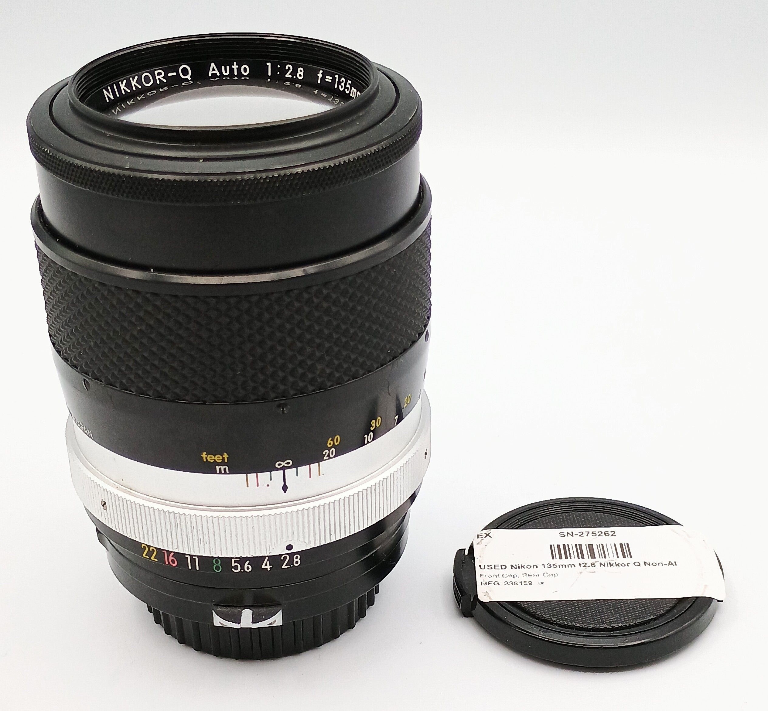 USED Nikon 135mm f2.8 Nikkor Q Non-AI