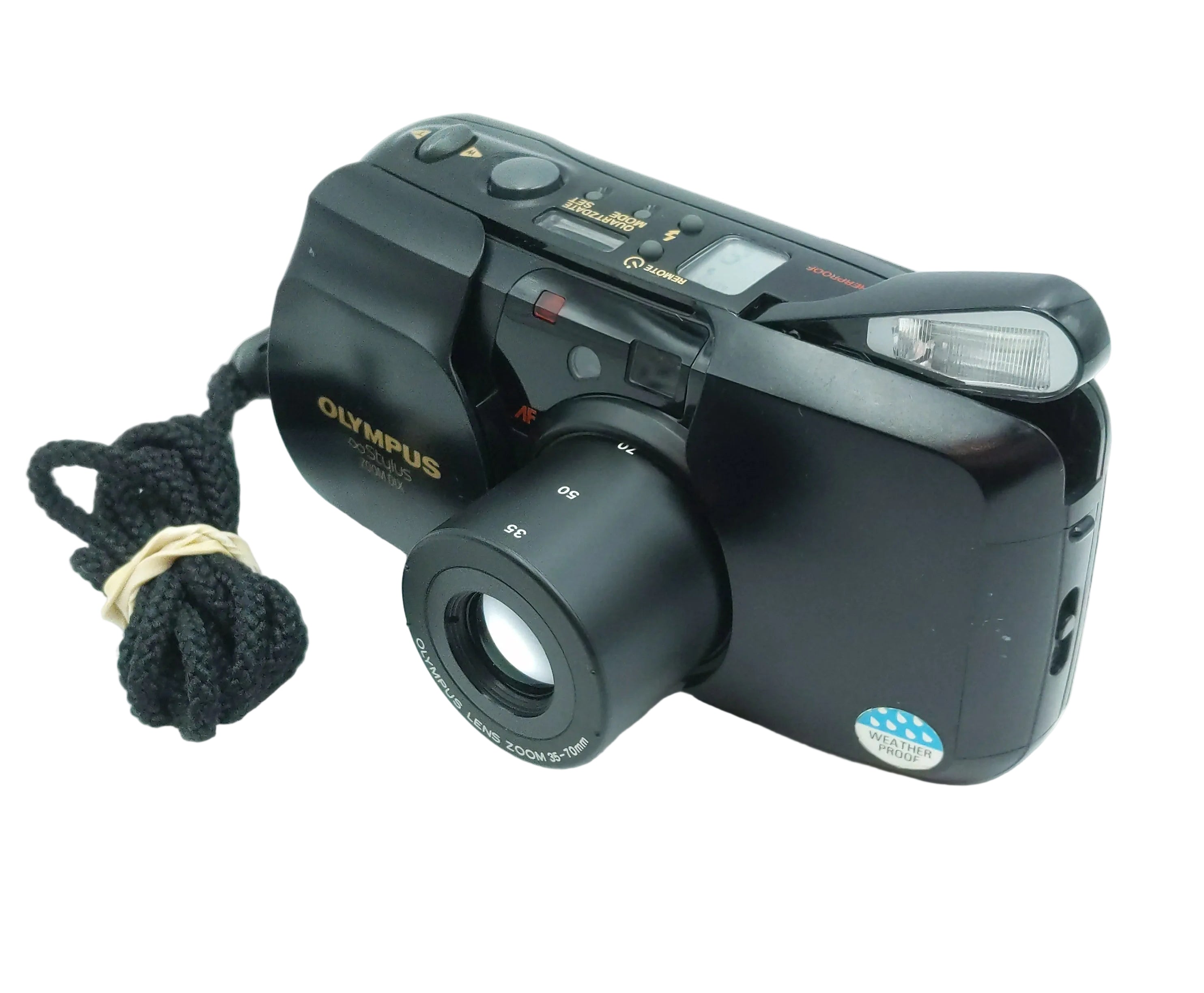 USED Olympus Stylus Zoom DLX Film Point and Shoot Camera