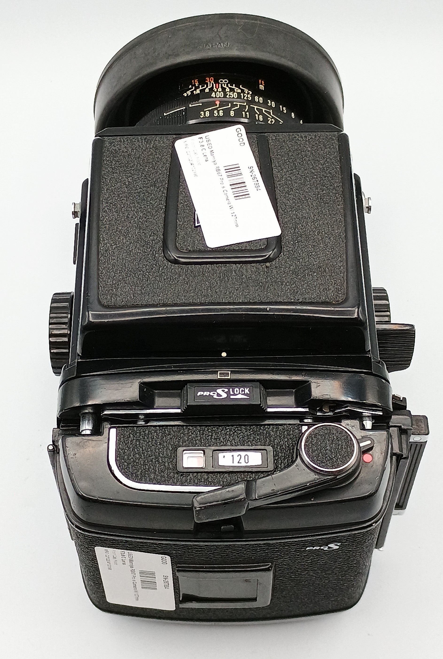 USED Mamiya RB67 Pro s Camera W/ 127mm F3.8 C Lens