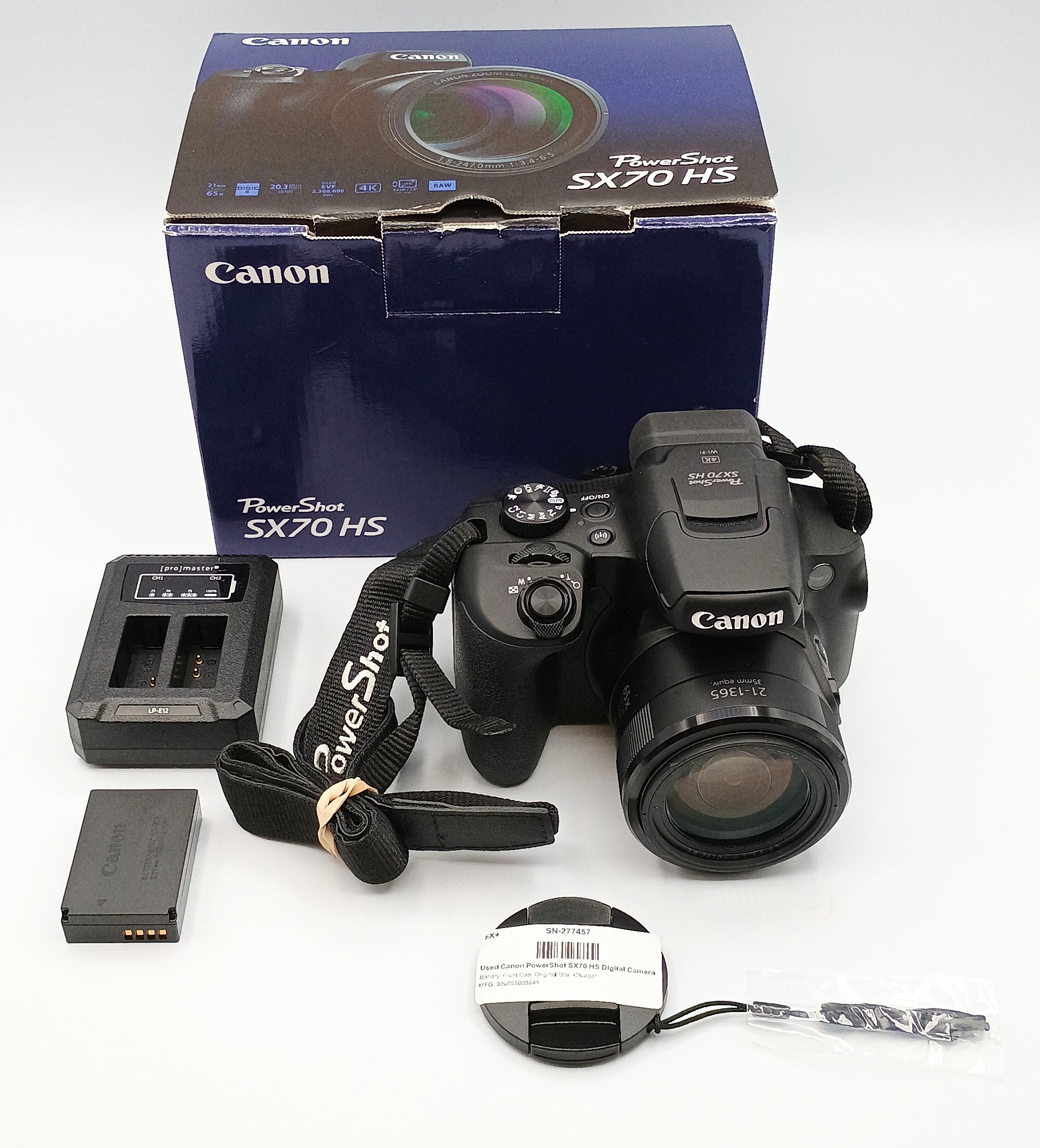 Used Canon PowerShot SX70 HS Digital Camera