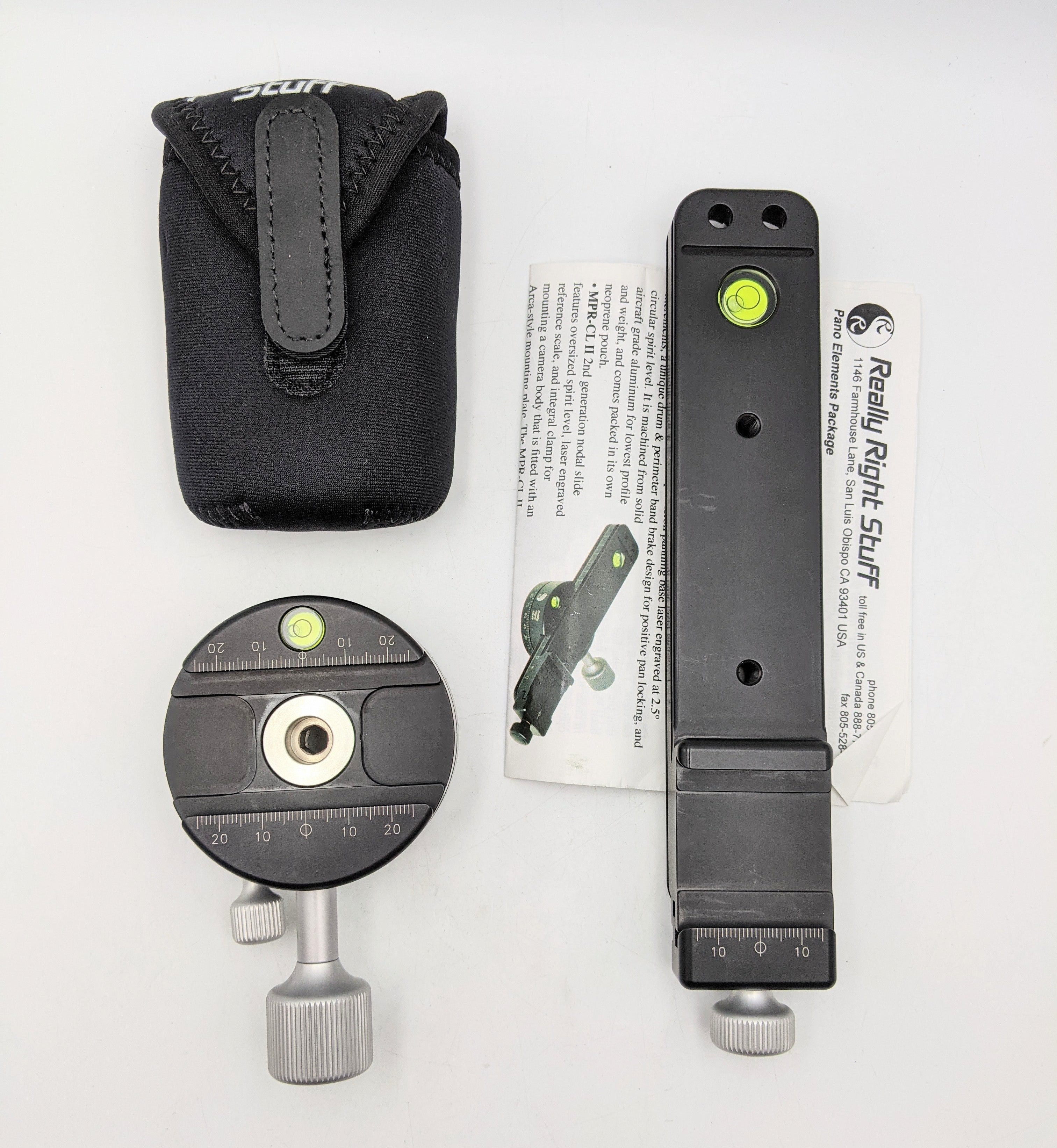 Used RRS Really Right Stuff Pano Clamp with Nodal Slider