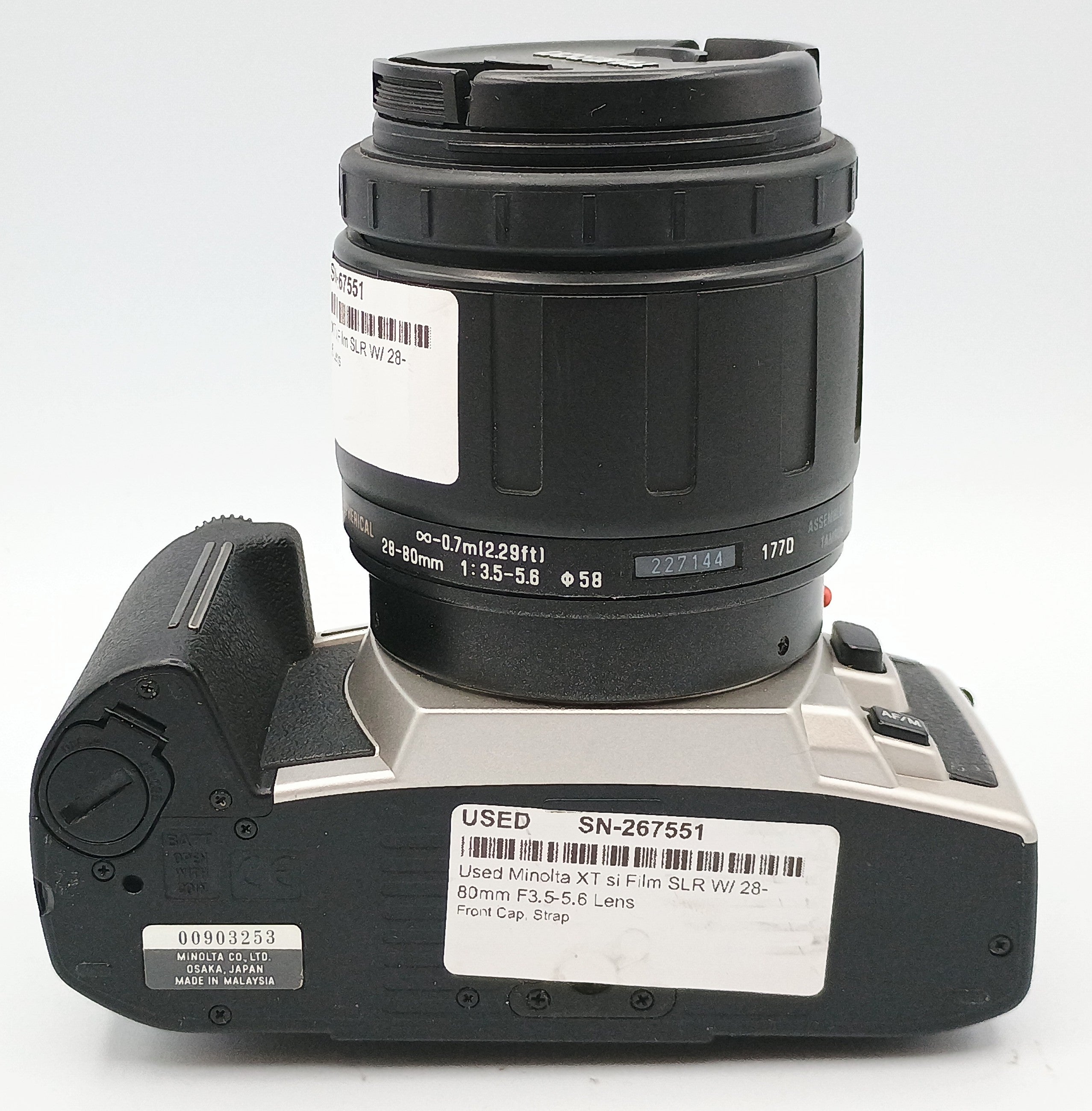 Used Minolta XT si Film SLR W/ 28-80mm F3.5-5.6 Lens
