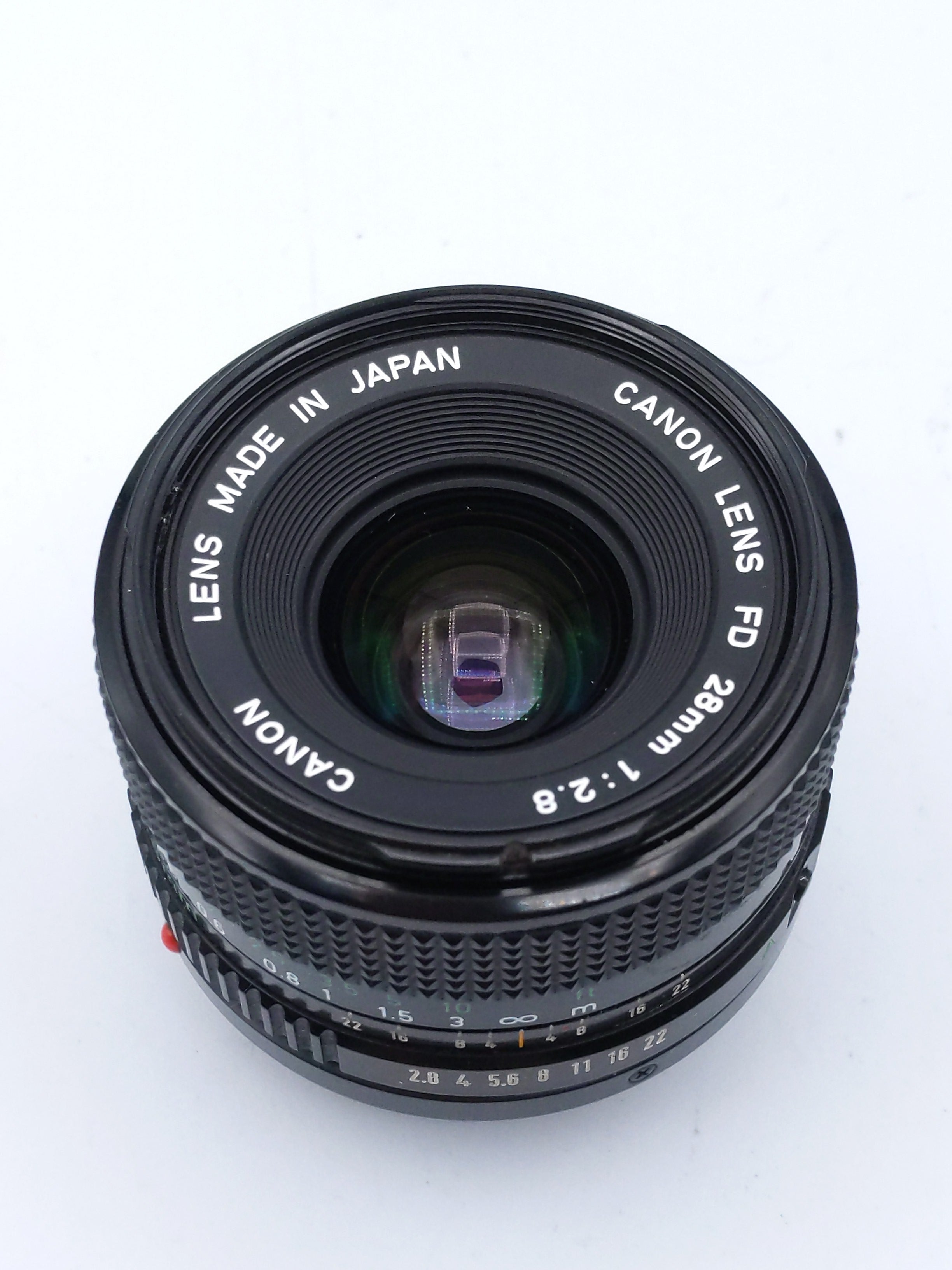 Used Canon 28mm F2.8 FD Lens