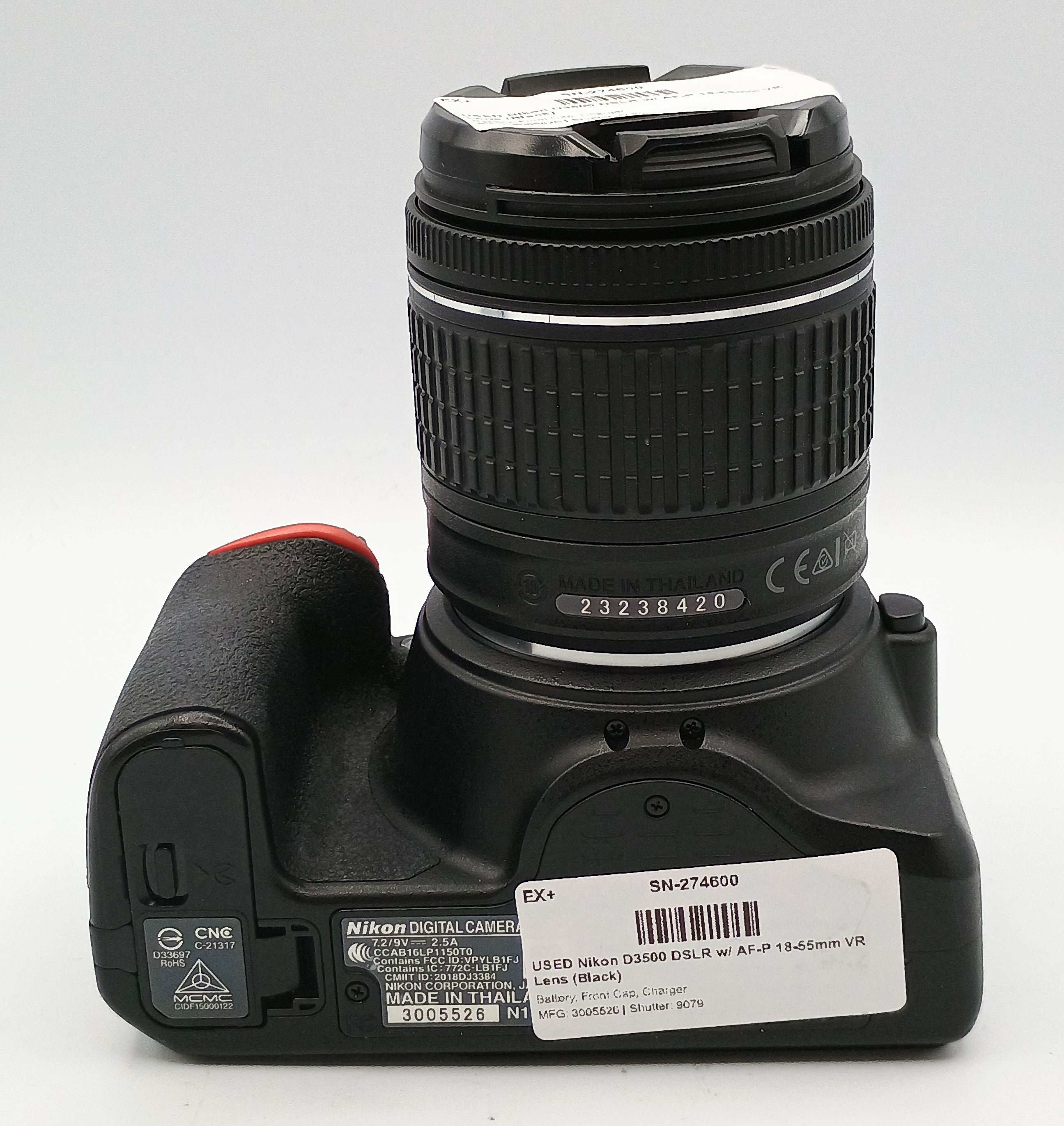 USED Nikon D3500 DSLR w/ AF-P 18-55mm VR Lens (Black)
