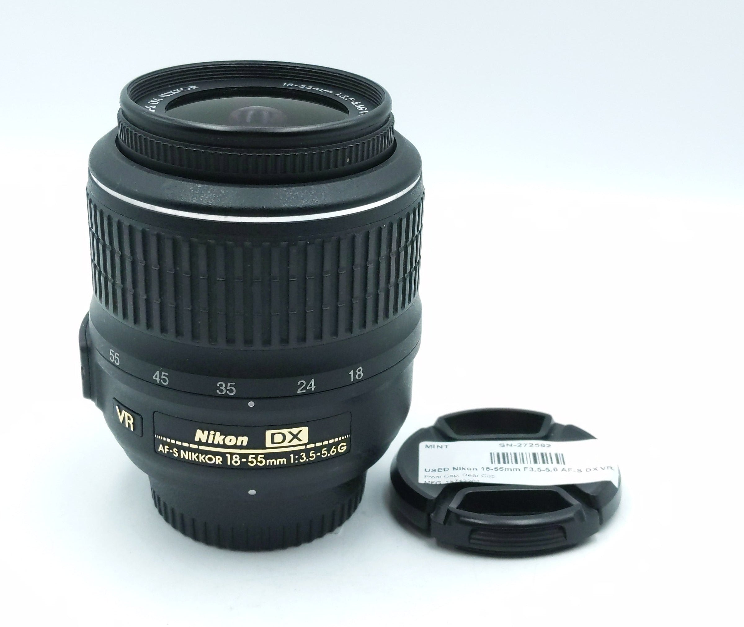 USED Nikon 18-55mm F3.5-5.6 AF-S DX VR
