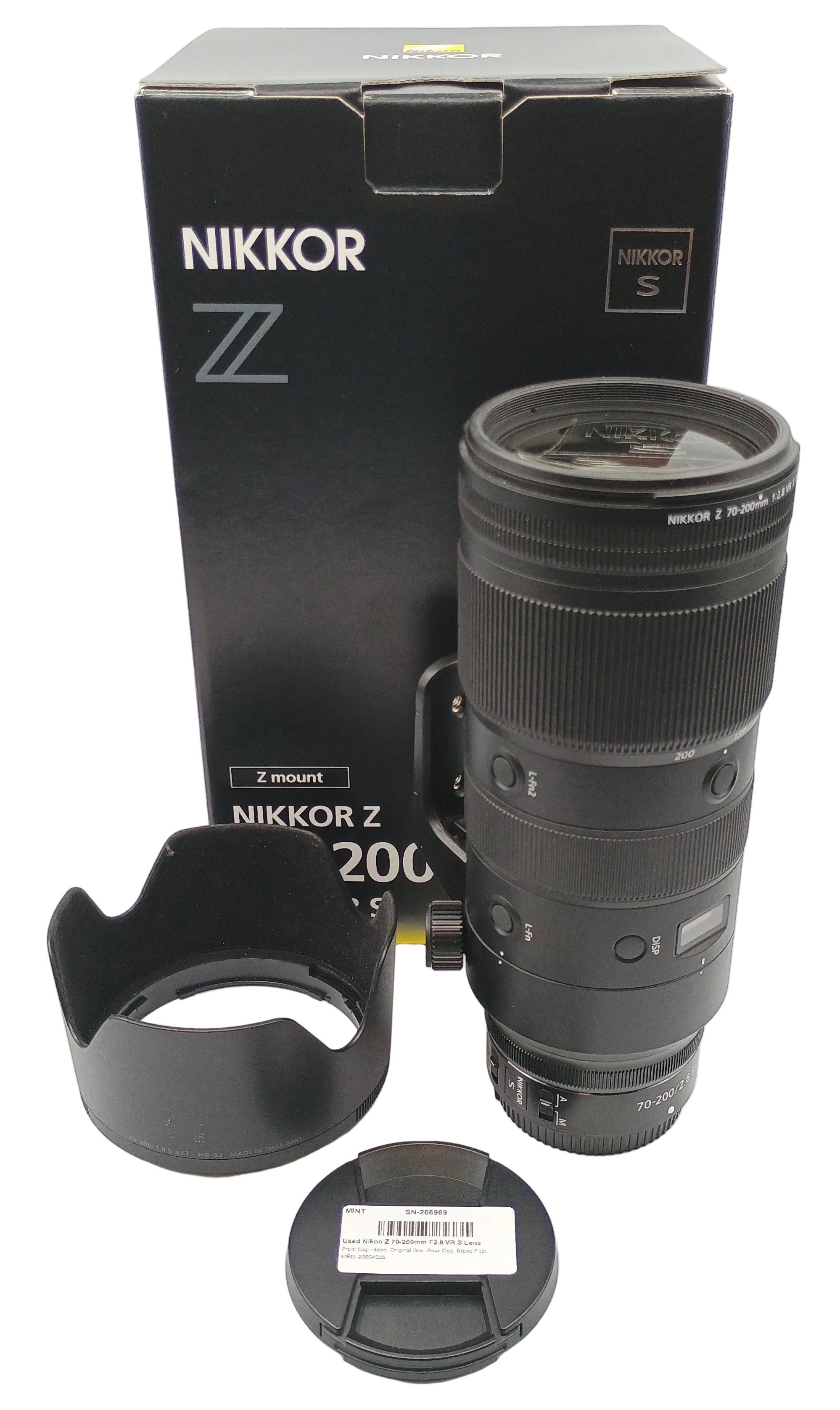 Used Nikon Z 70-200mm F2.8 VR S Lens