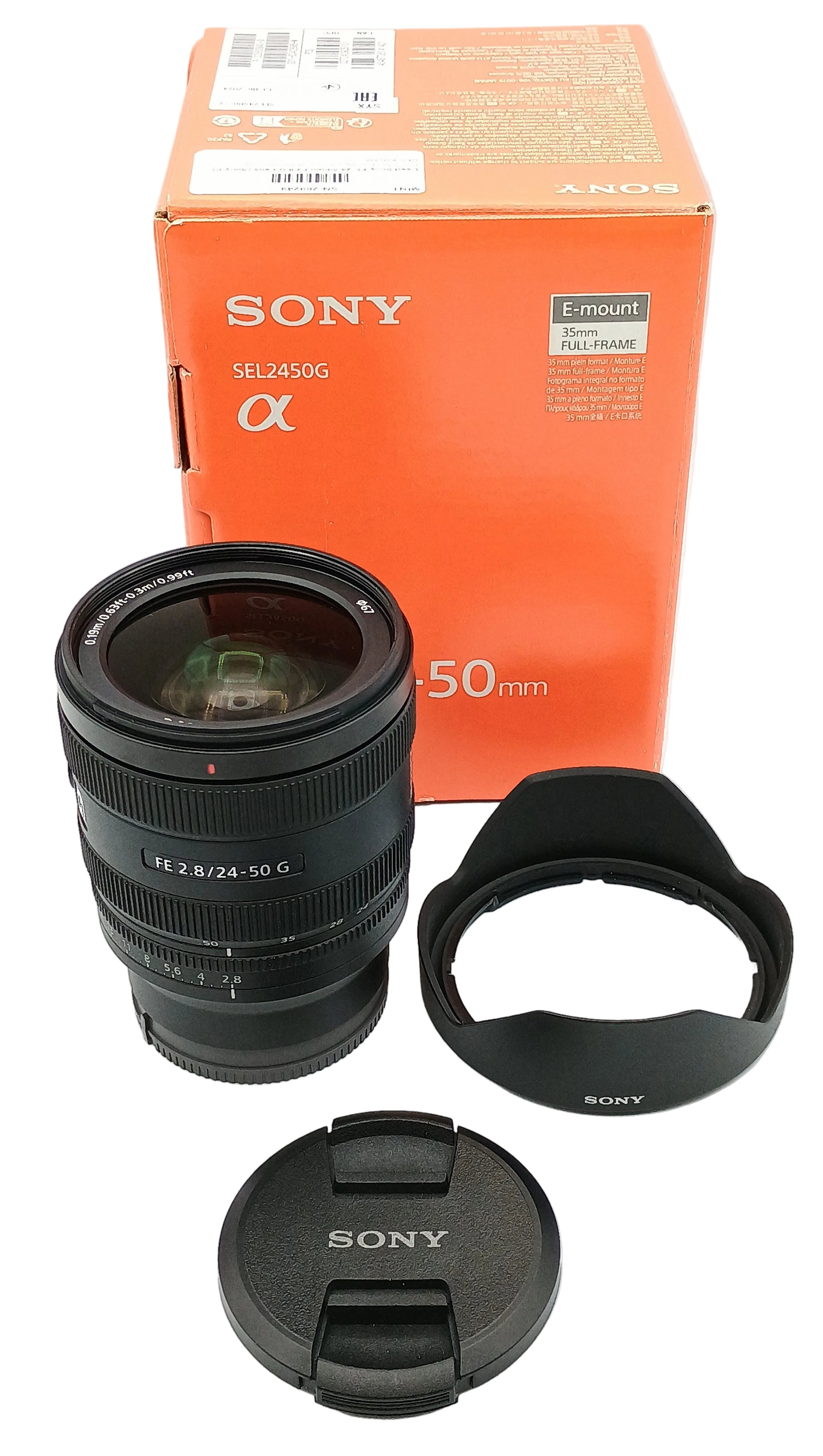 Used Sony FE 24-50mm F2.8 G Lens (Sony E)