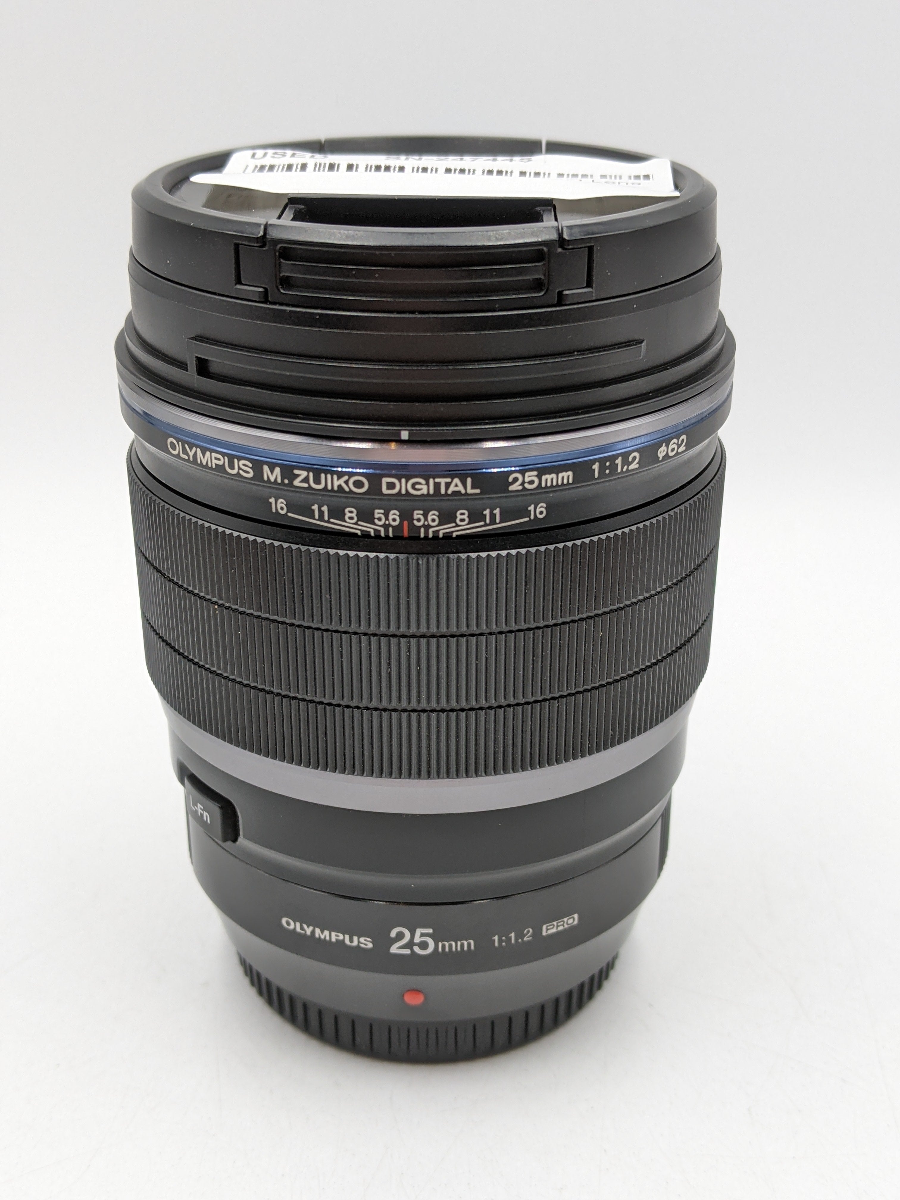 USED Olympus 25mm F1.2 PRO Lens for M/43 Four Thirds