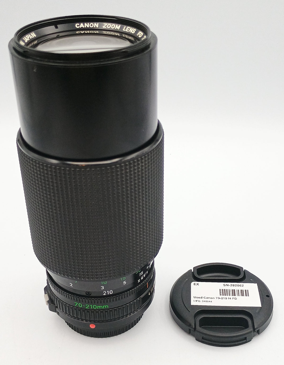 Used Canon 70-210 f4 FD lens