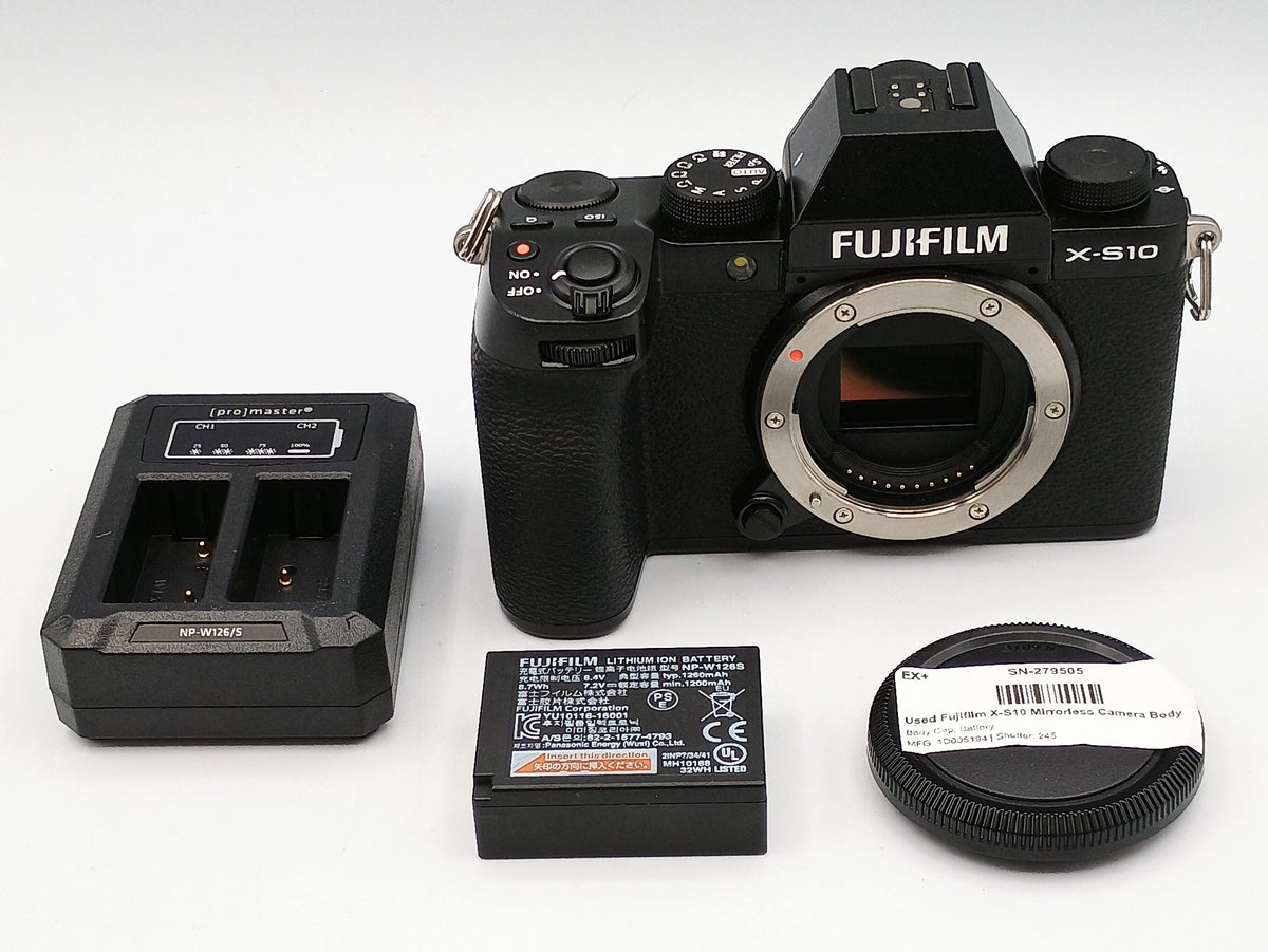 Used Fujifilm X-S10 Mirrorless Camera Body