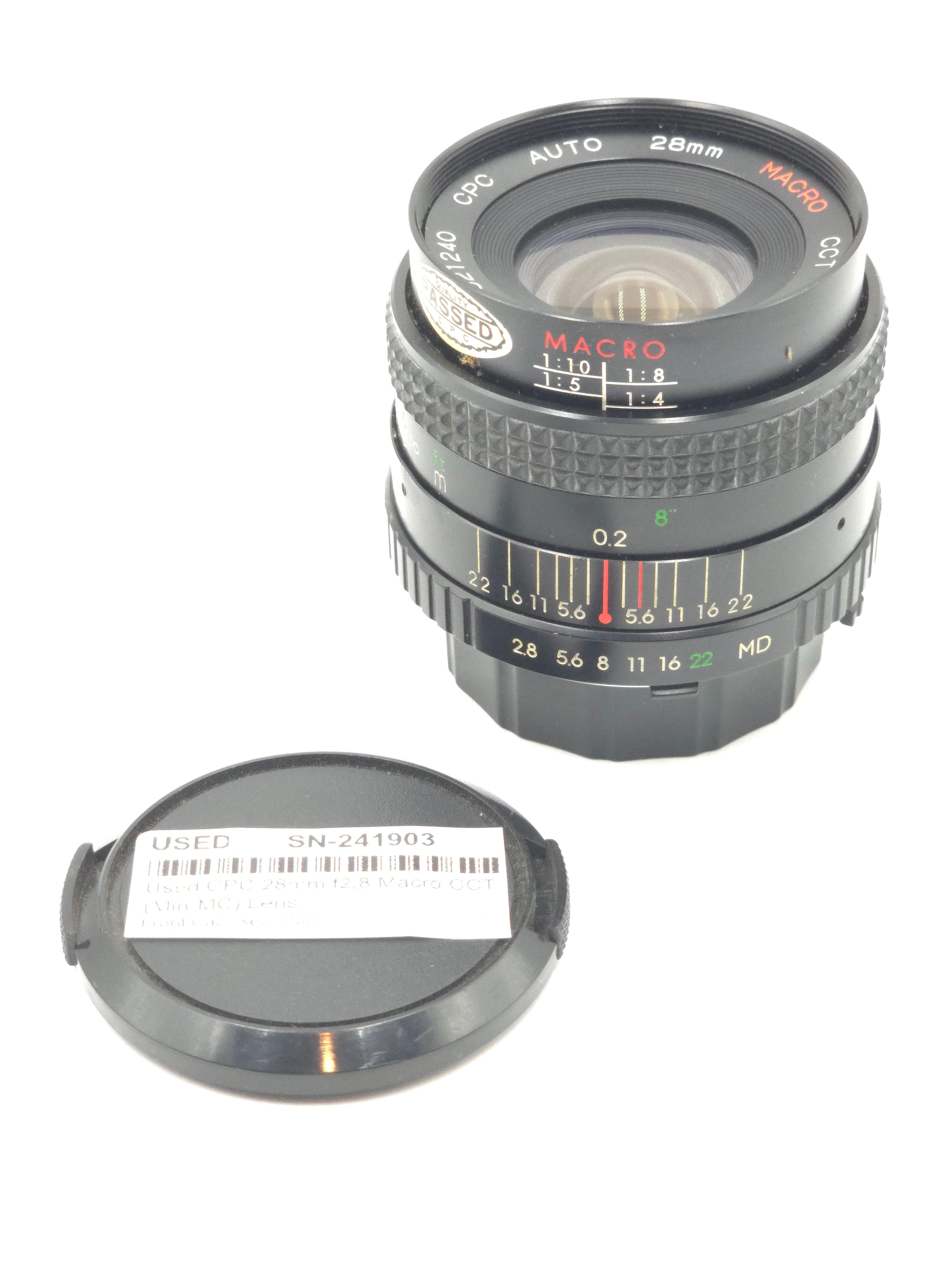 Used CPC 28mm f2.8 Macro CCT (Min-MC) Lens