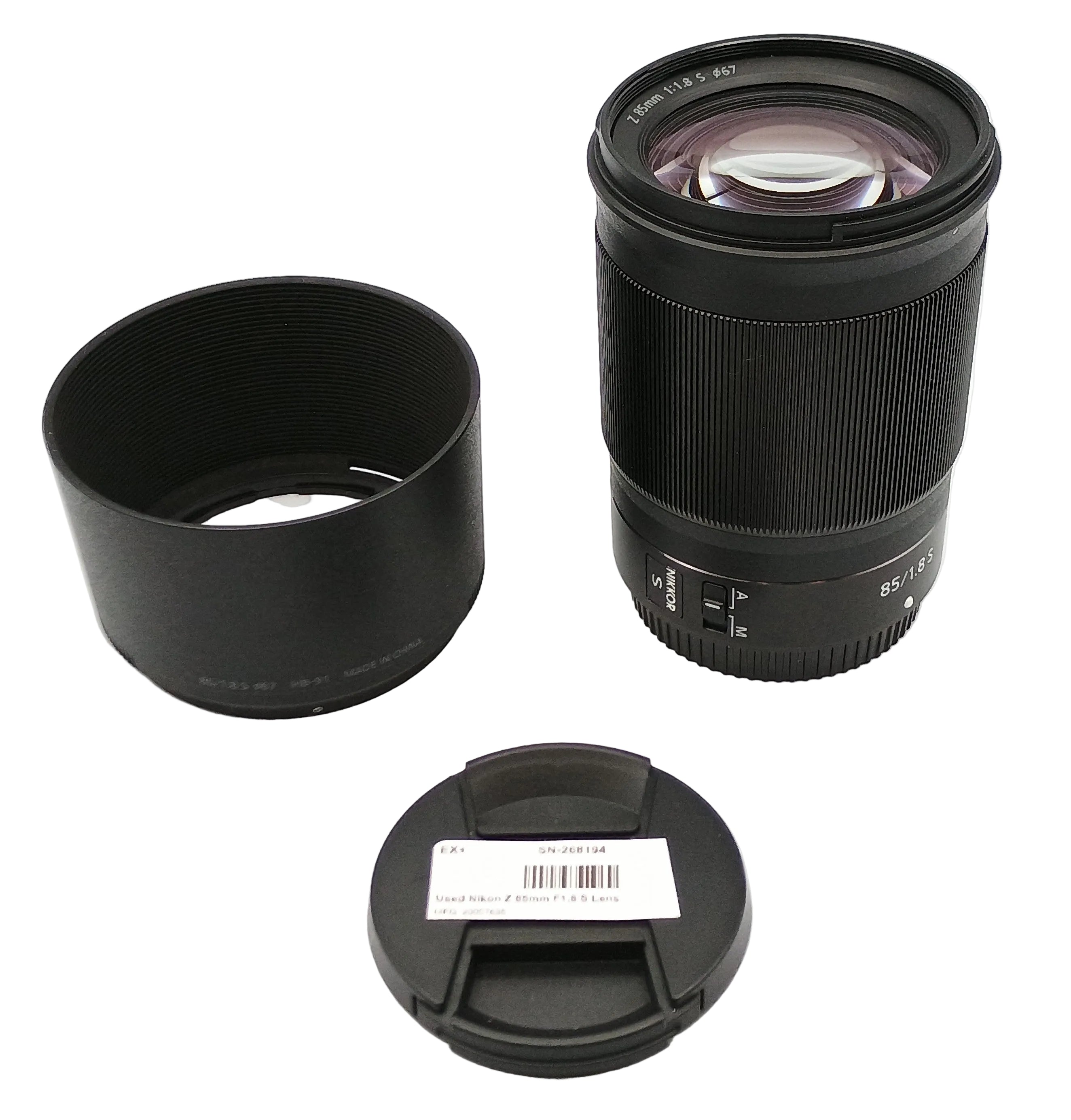 Used Nikon Z 85mm F1.8 S Lens