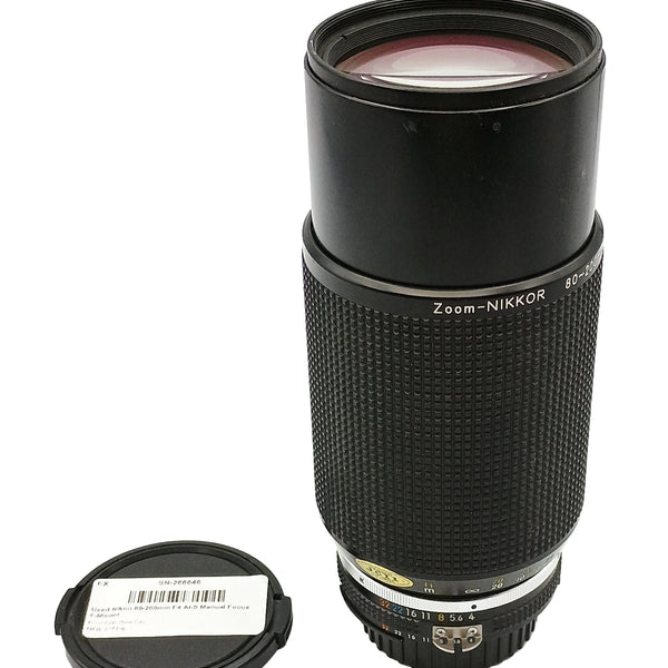 Used Nikon 80-200mm F4 AI-S Manual Focus F-Mount