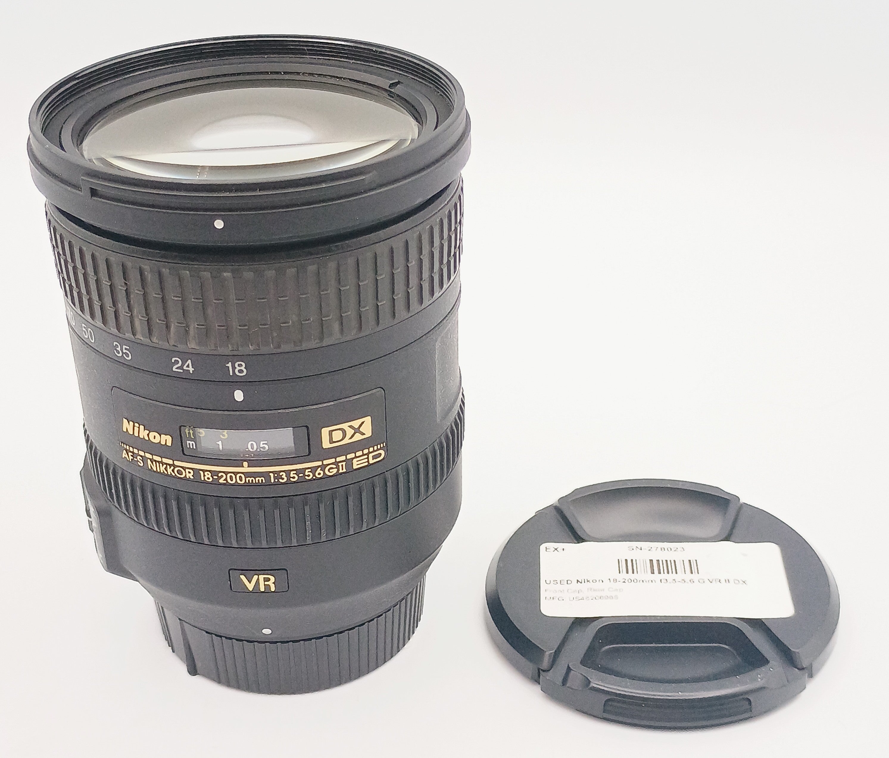 USED Nikon 18-200mm f3.5-5.6 G VR II DX